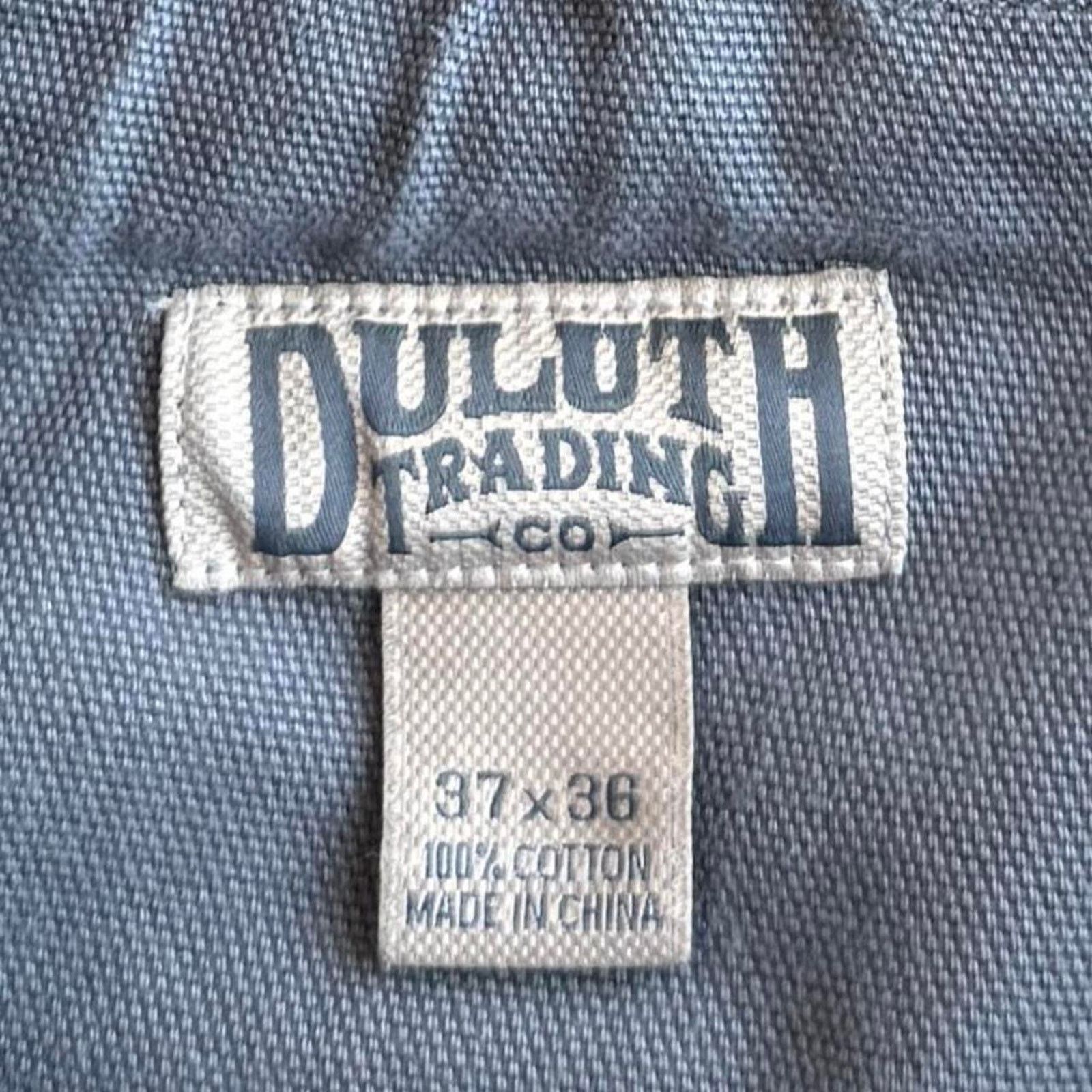 Carhartt × Carhartt Wip × Duluth Trading Company Duluth Trading Co. Grey Carhartt Style Carpenter Pants Size US 36 / EU 52 - 4 Thumbnail