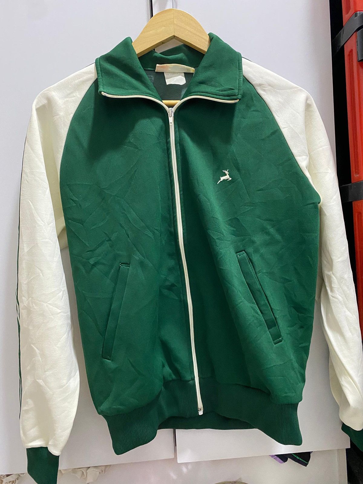 Other Vintage 70s Hirsch Weis White Stag Track Jacket Green White Size US M / EU 48-50 / 2 - 1 Thumbnail