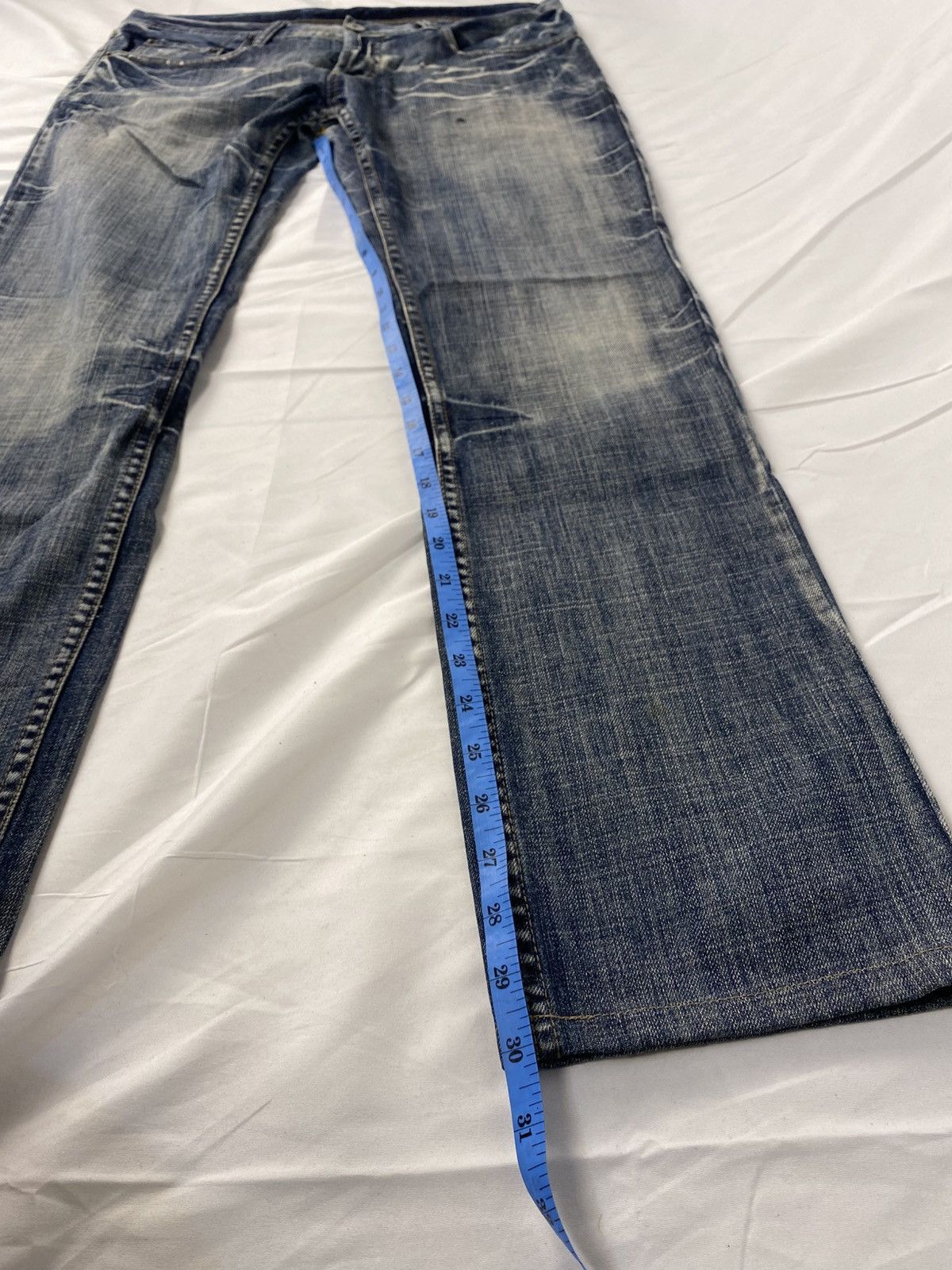 Japanese Brand 2000 Rupert Edge Washed Japanese Punk Style Jeans Denims Size US 35 - 23 Thumbnail