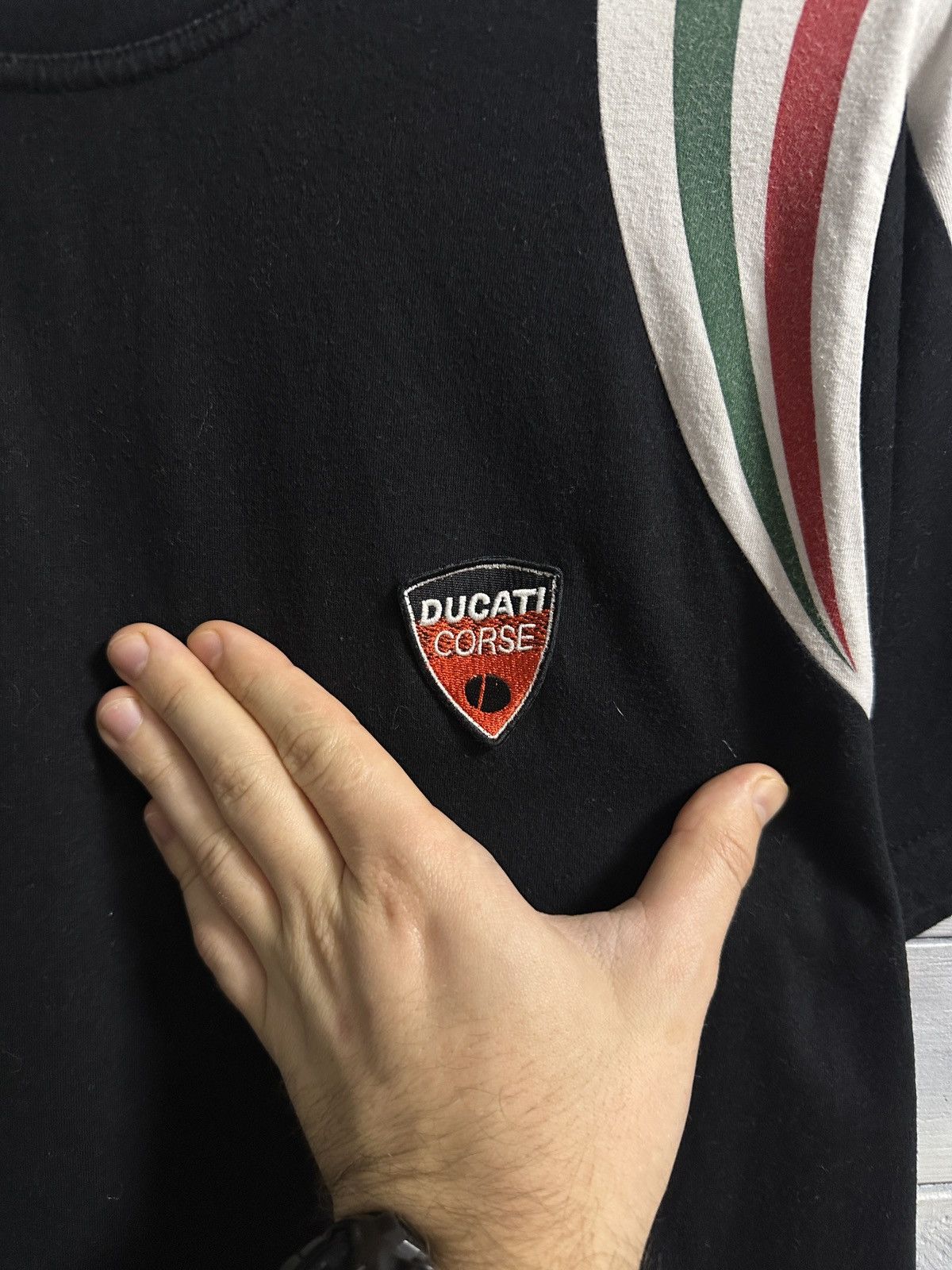 Ducati Rare Vintage T-Shirt Ducati Corse Racing Moto Y2K Size US L / EU 52-54 / 3 - 2 Thumbnail