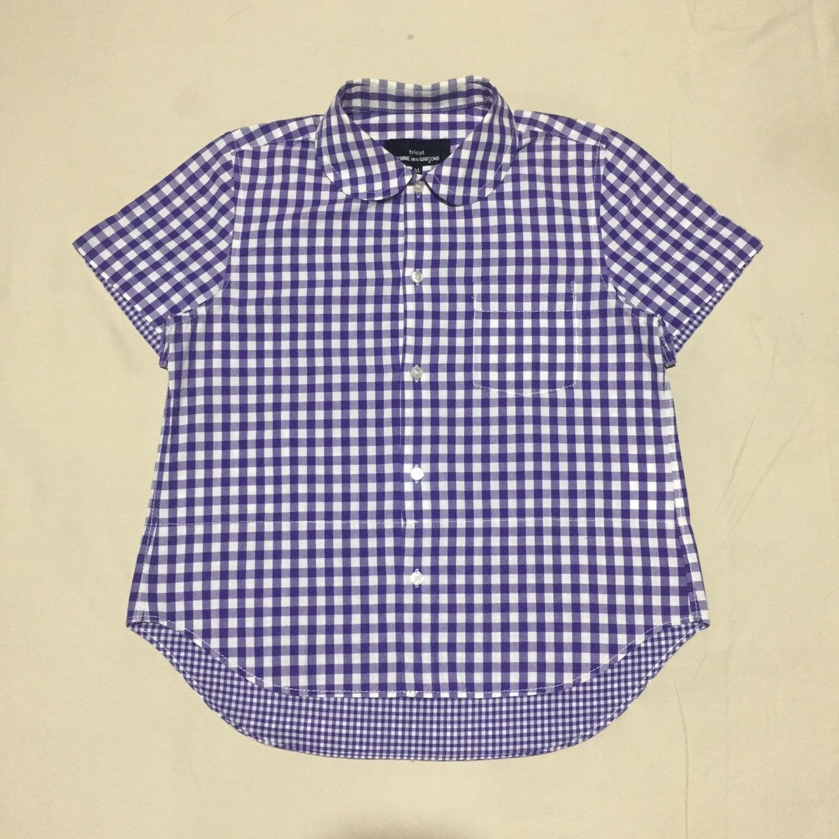 Comme des Garcons Tricot Comme des Garcons Gingham Shirt Button Ups Size M / US 6-8 / IT 42-44 - 1 Thumbnail