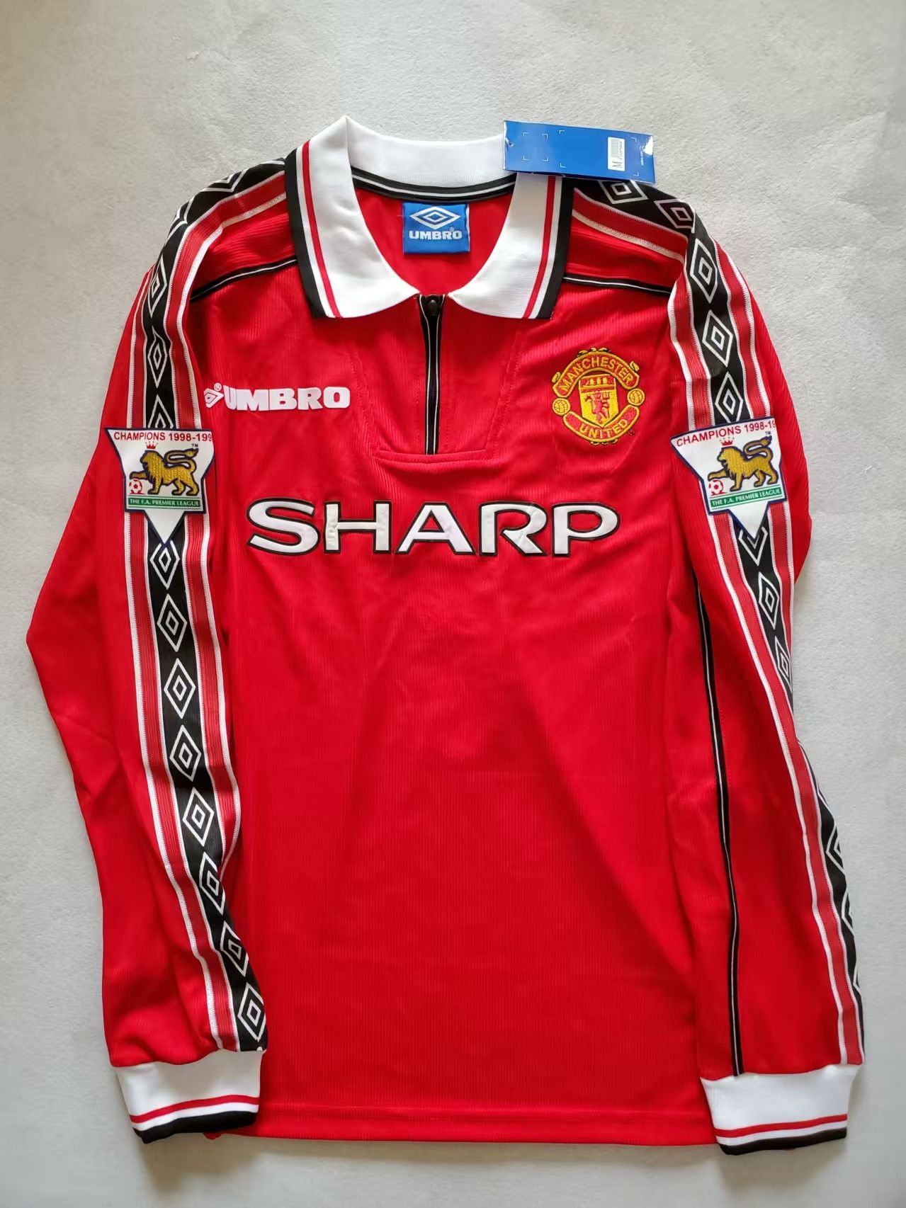 Other 1998 1999 MUFC #7 David Beckham Jersey Size US XL / EU 56 / 4 - 2 Thumbnail