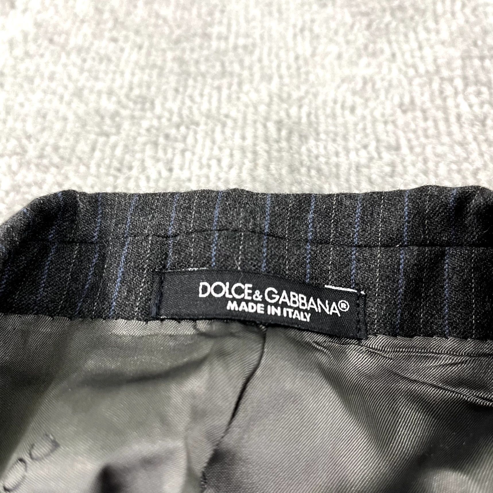 Dolce & Gabbana Dolce & Gabbana Blazer Mens US 38 Gray Striped Wool Tuxedo Jacket NEW Italy Size 38R - 4 Thumbnail