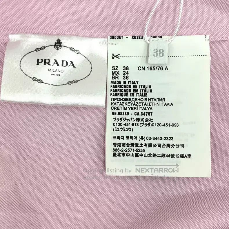 Prada Prada 24 styles of pink lapel twisted long-sleeved shirts Size XS / US 0-2 / IT 36-38 - 7 Thumbnail