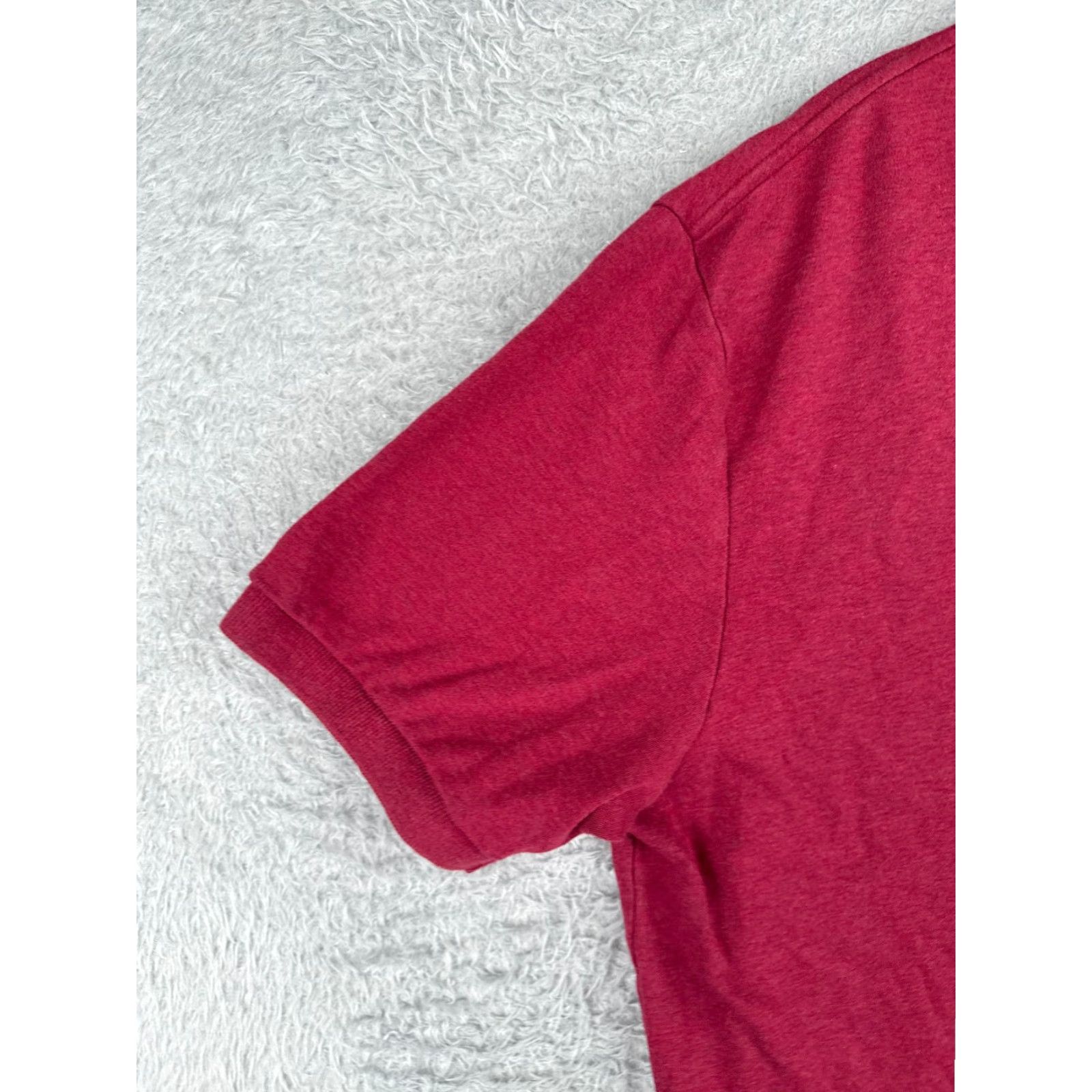 Ralph Lauren VINTAGE Polo Ralph Lauren Shirt Men Large Red 100% Cotton Short Sleeve Polo Shirt Mens Red Size US L / EU 52-54 / 3 - 3 Thumbnail