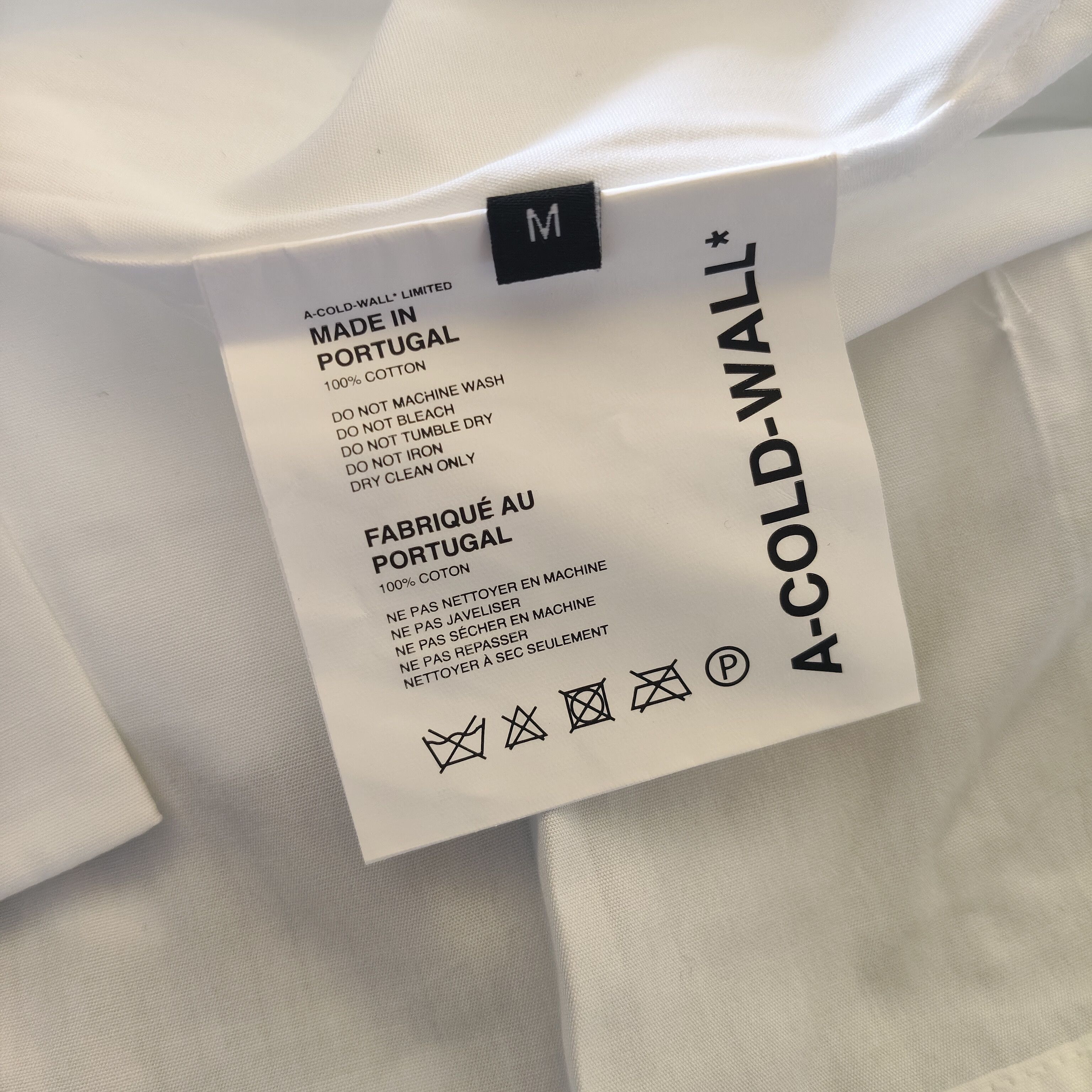 A-COLD-WALL* embroidered logo classic shirt Size US M / EU 48-50 / 2 - 8 Thumbnail