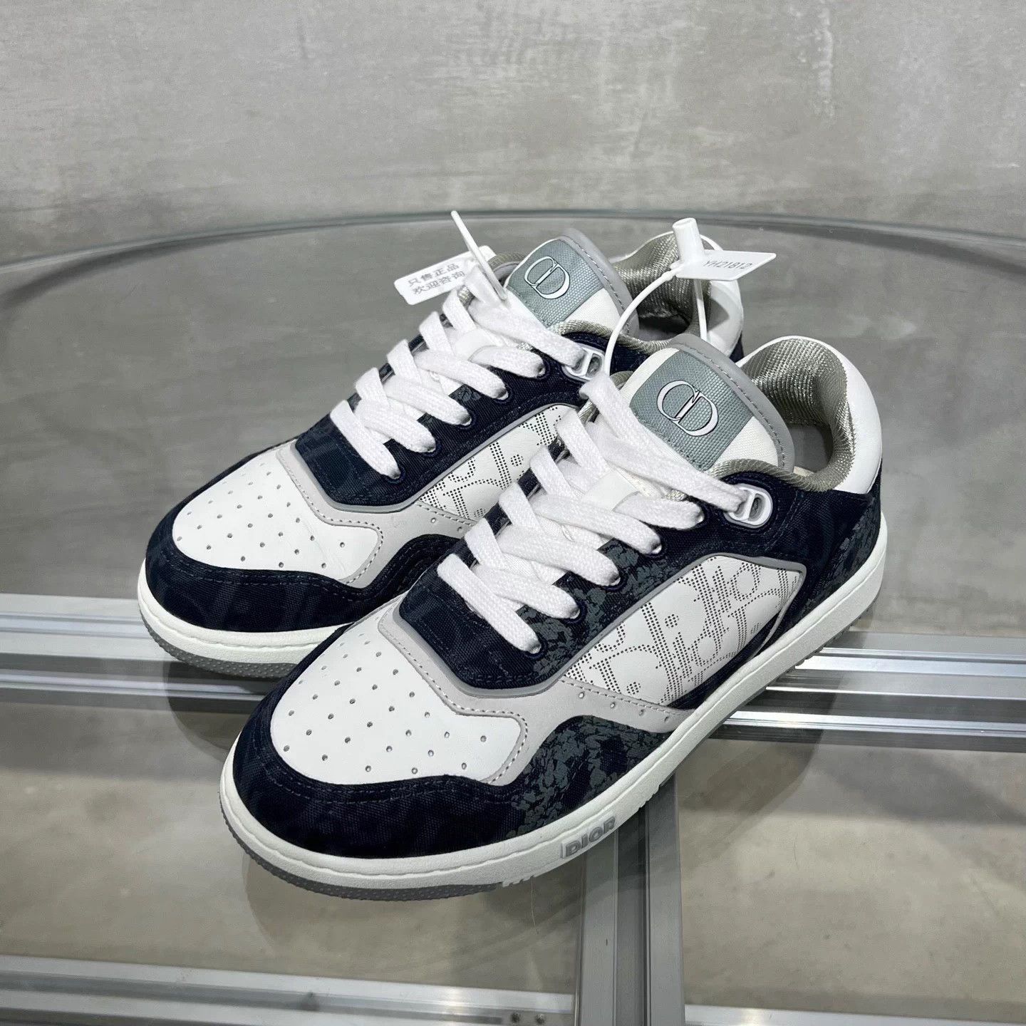 Dior DIOR B27 Navy Blue 36 Original Box & Accs Size US 5 / IT 35 - 2 Thumbnail