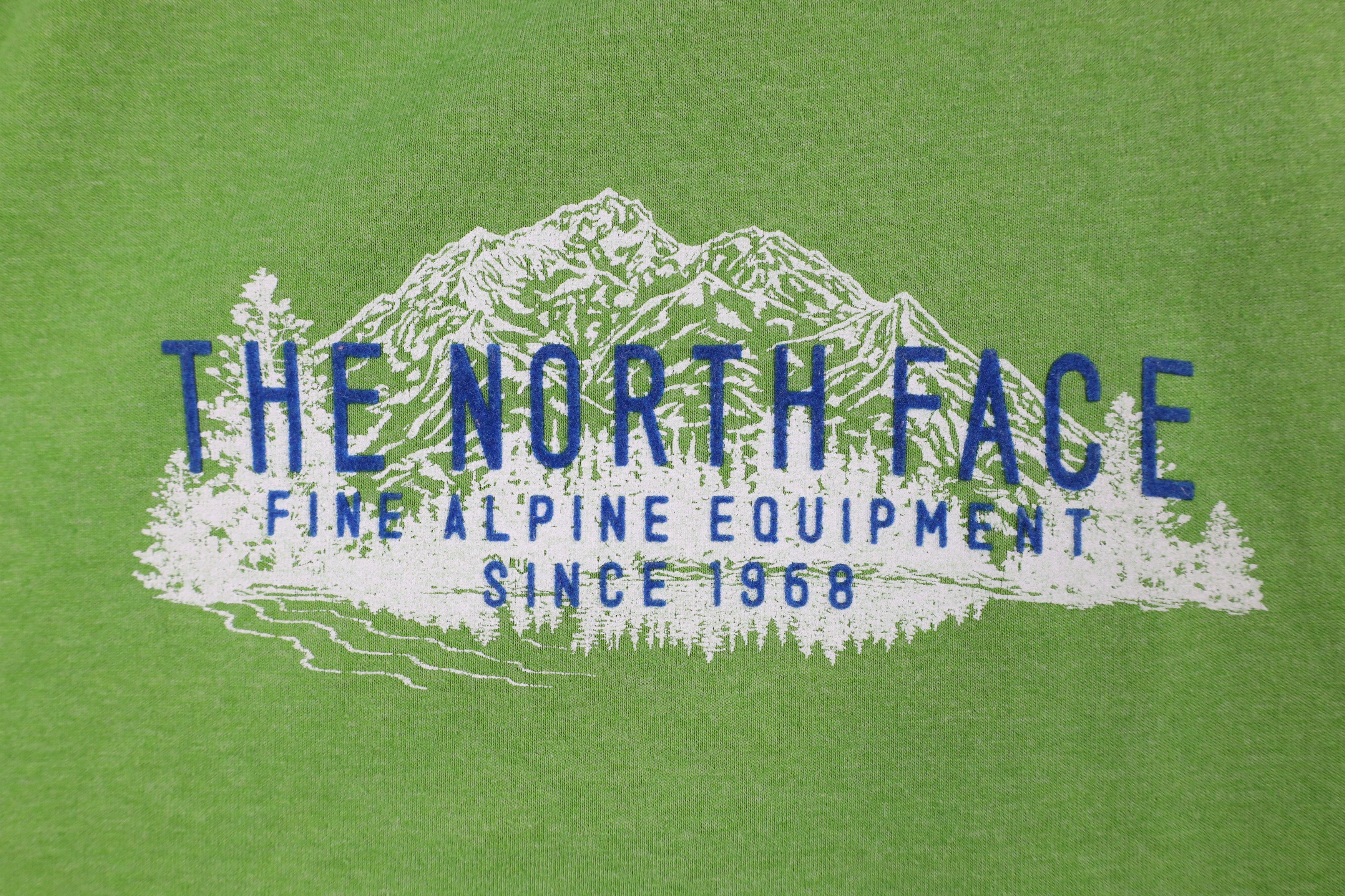 The North Face × Vintage Vintage The North Face Spell Out Short Sleeve T-Shirt Green Size US M / EU 48-50 / 2 - 4 Thumbnail