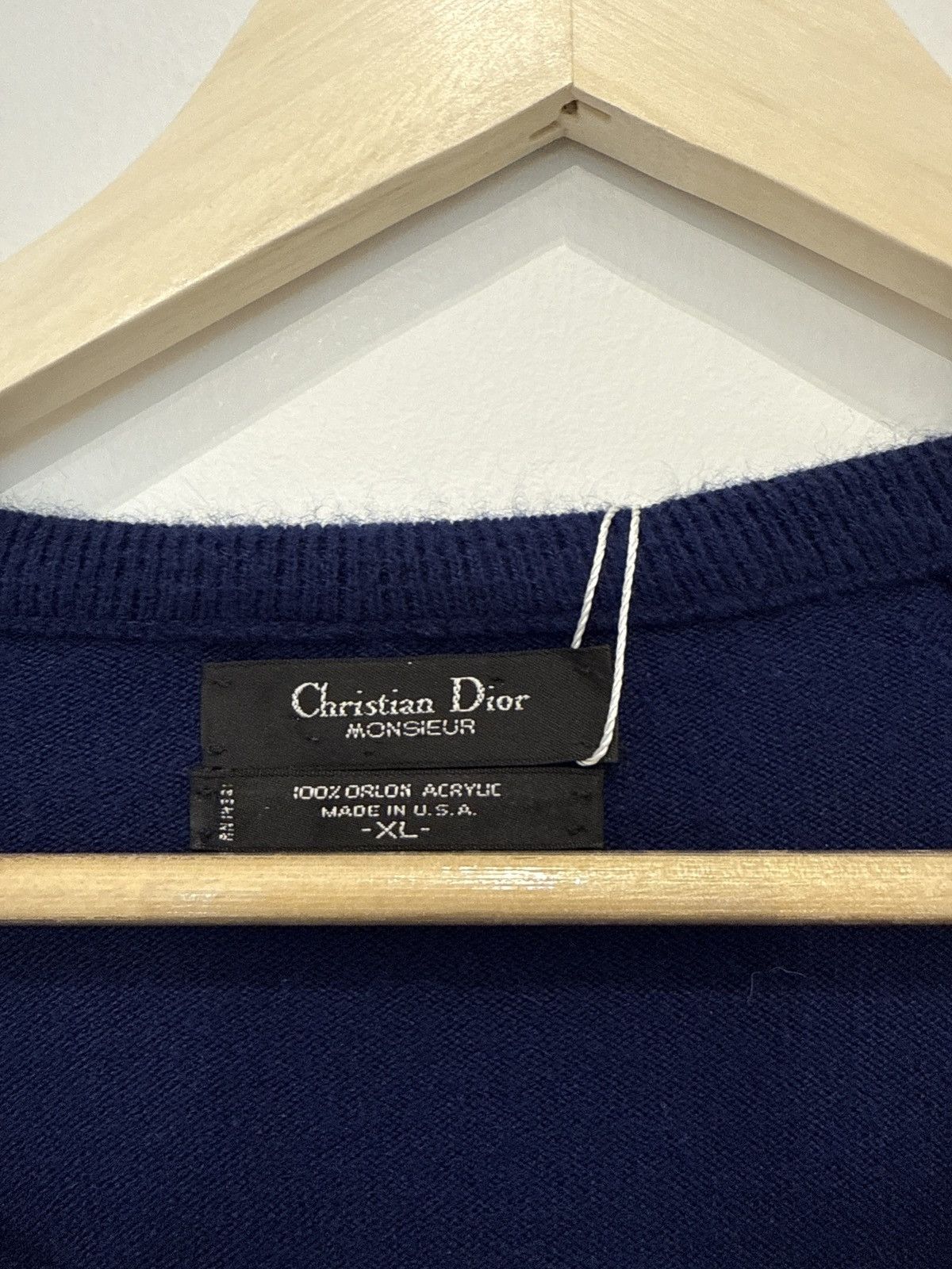 Christian Dior Monsieur Dior Monsieur Logo V-Neck Size US M / EU 48-50 / 2 - 3 Thumbnail