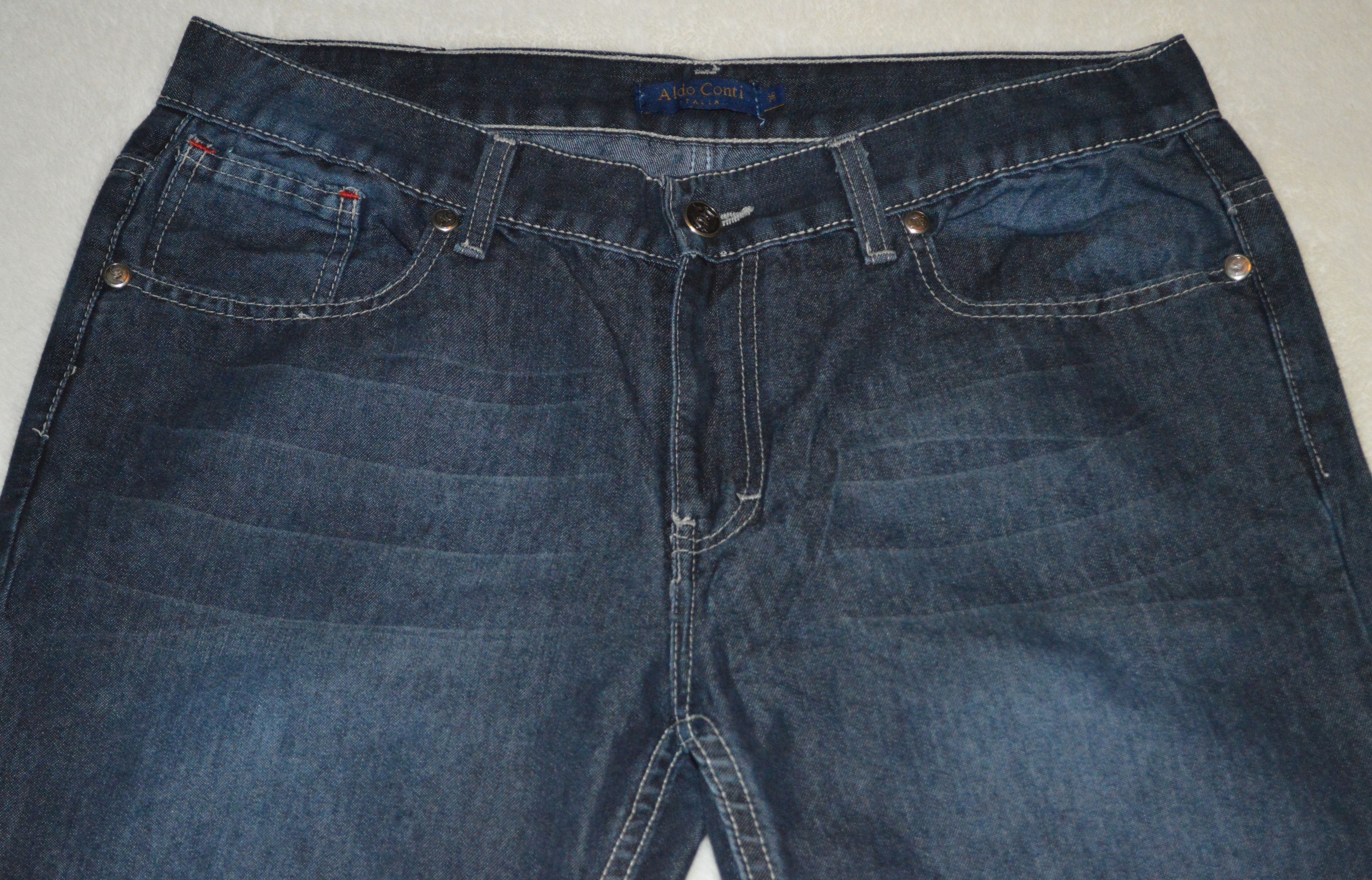 Other Aldo Conti Italia Soft Indigo Denim Jeans Size 36 Size US 36 / EU 52 - 4 Thumbnail