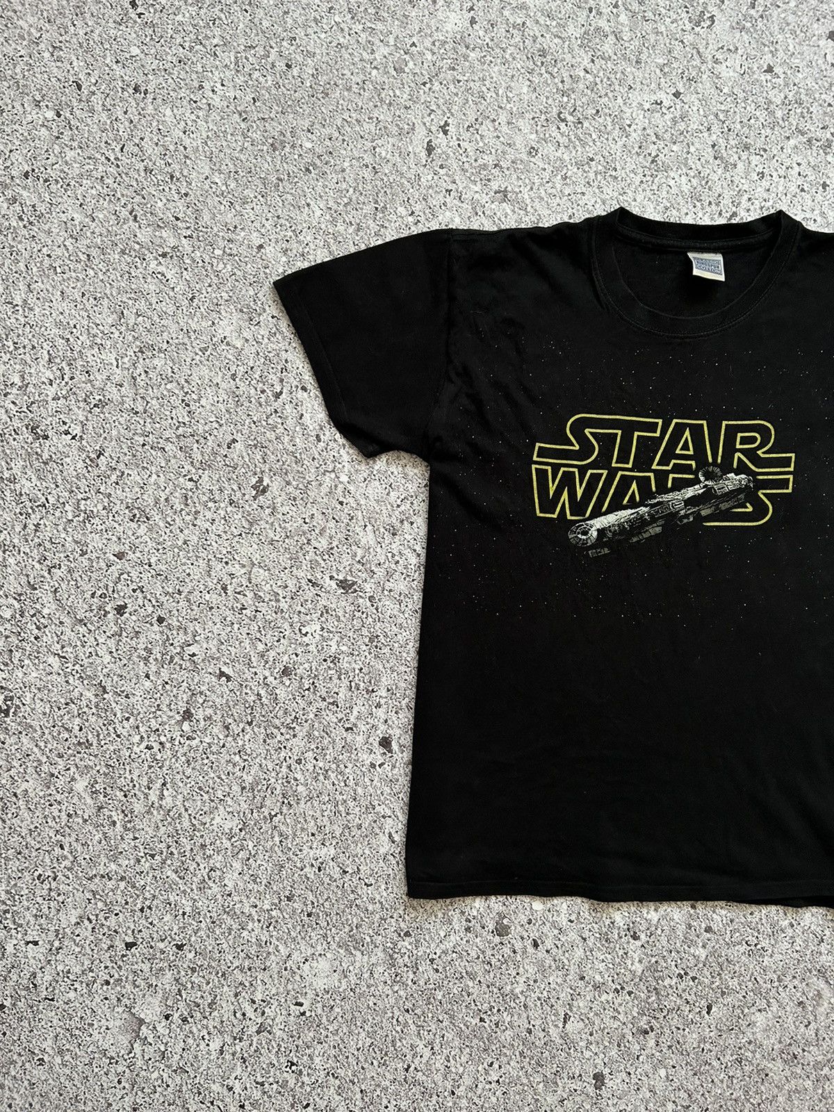 Star Wars × Vintage Vintage 90s Star Wars Black Space T-shirt Size US M / EU 48-50 / 2 - 3 Thumbnail