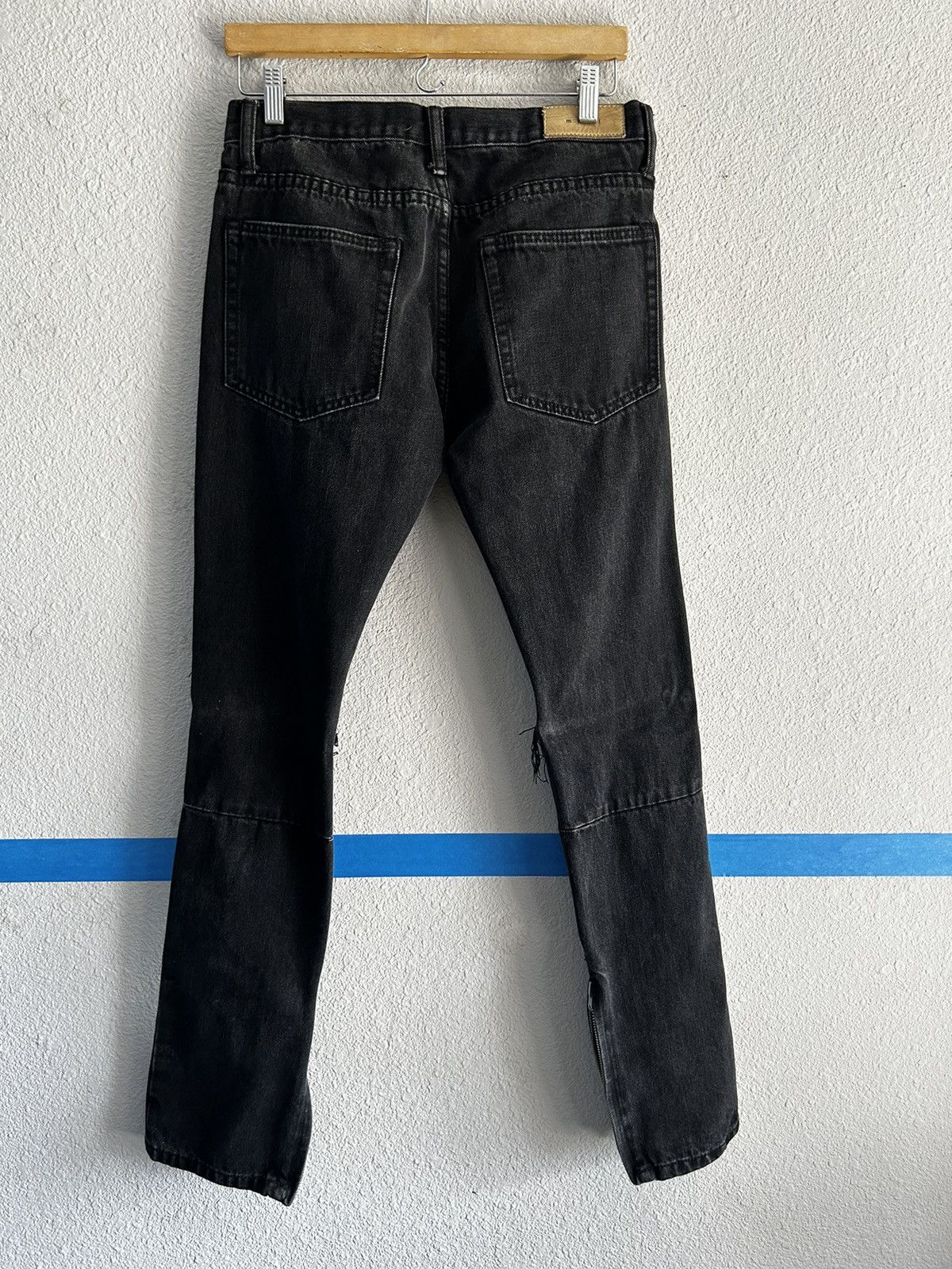 MNML Black MNML Distressed Skinny Jeans Size US 31 - 2 Thumbnail