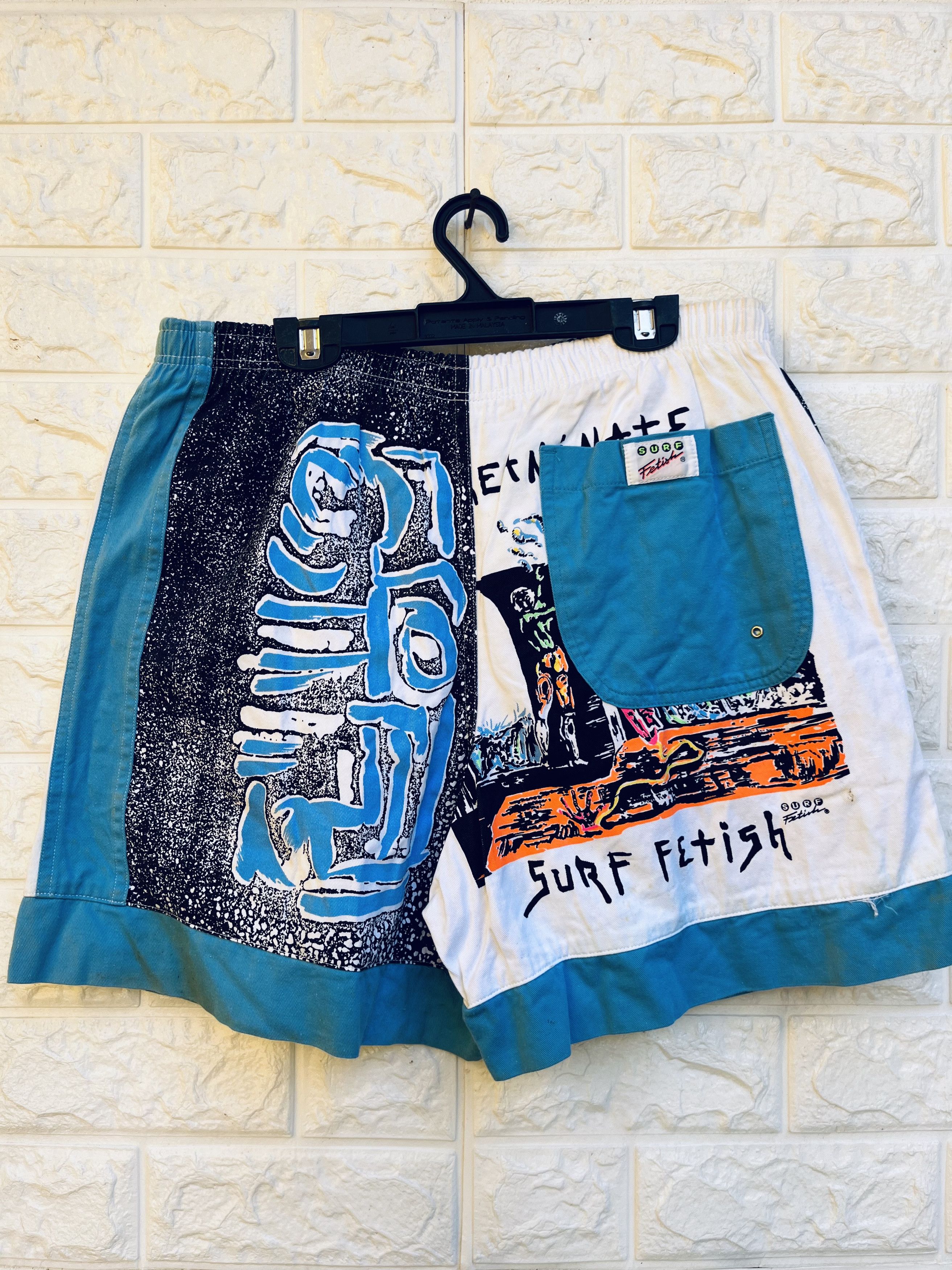 Japanese Brand × Vintage Vintage Hawaiian Shorts Pant Hip Hop Fashion Style Size US 31 - 2 Thumbnail