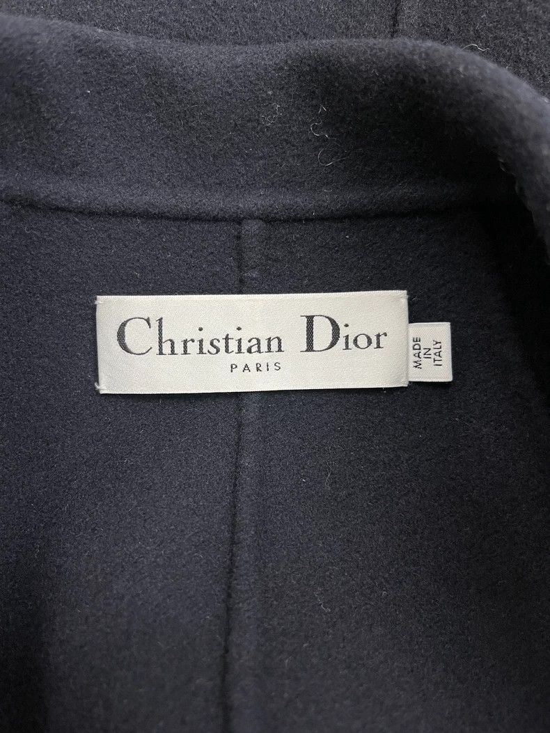 Dior Dior Black cashmere coat Size S / US 4 / IT 40 - 4 Thumbnail