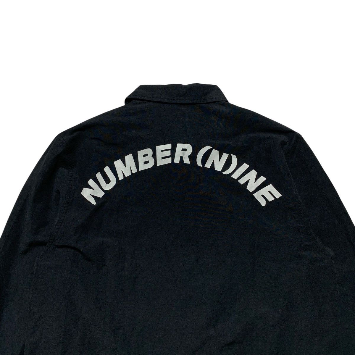 Number (N)ine Number (N)ine Coach Jacket Arc Logo Black Japanese Brand Size US M / EU 48-50 / 2 - 4 Thumbnail