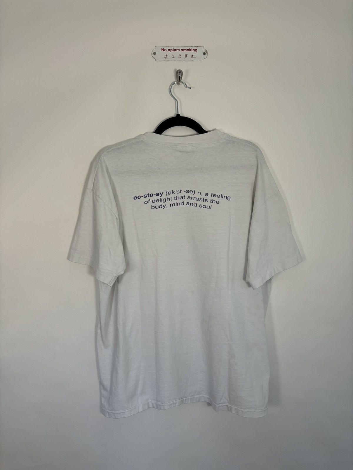 Vintage 🚭VINTAGE ULTIMATE GRAIL🚭"Ecstasy" Raver Tee Size US XL / EU 56 / 4 - 4 Thumbnail
