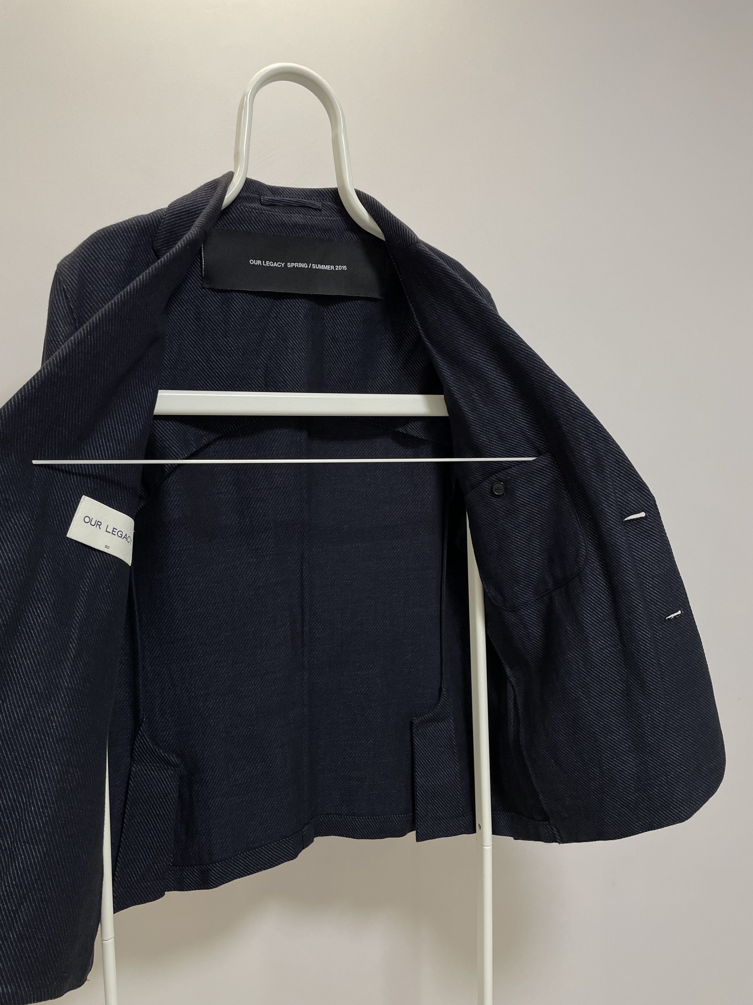 Our Legacy OUR LEGACY SS15 Indigo Twill Blazer Jacket Sport Coat EU 50 Size 40R - 11 Thumbnail