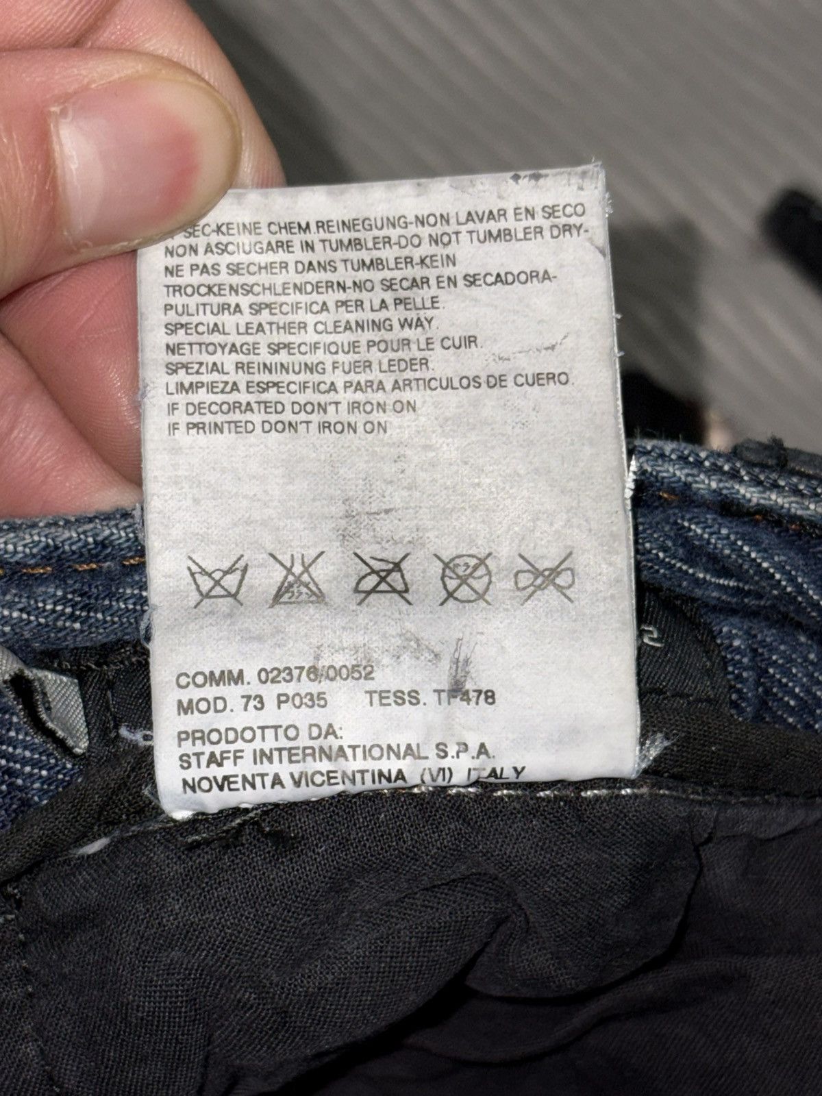 Dsquared2 Dsquared2 Leather Denim Jeans tactical bondage skirt buckle Size 28" / US 6 / IT 42 - 20 Thumbnail