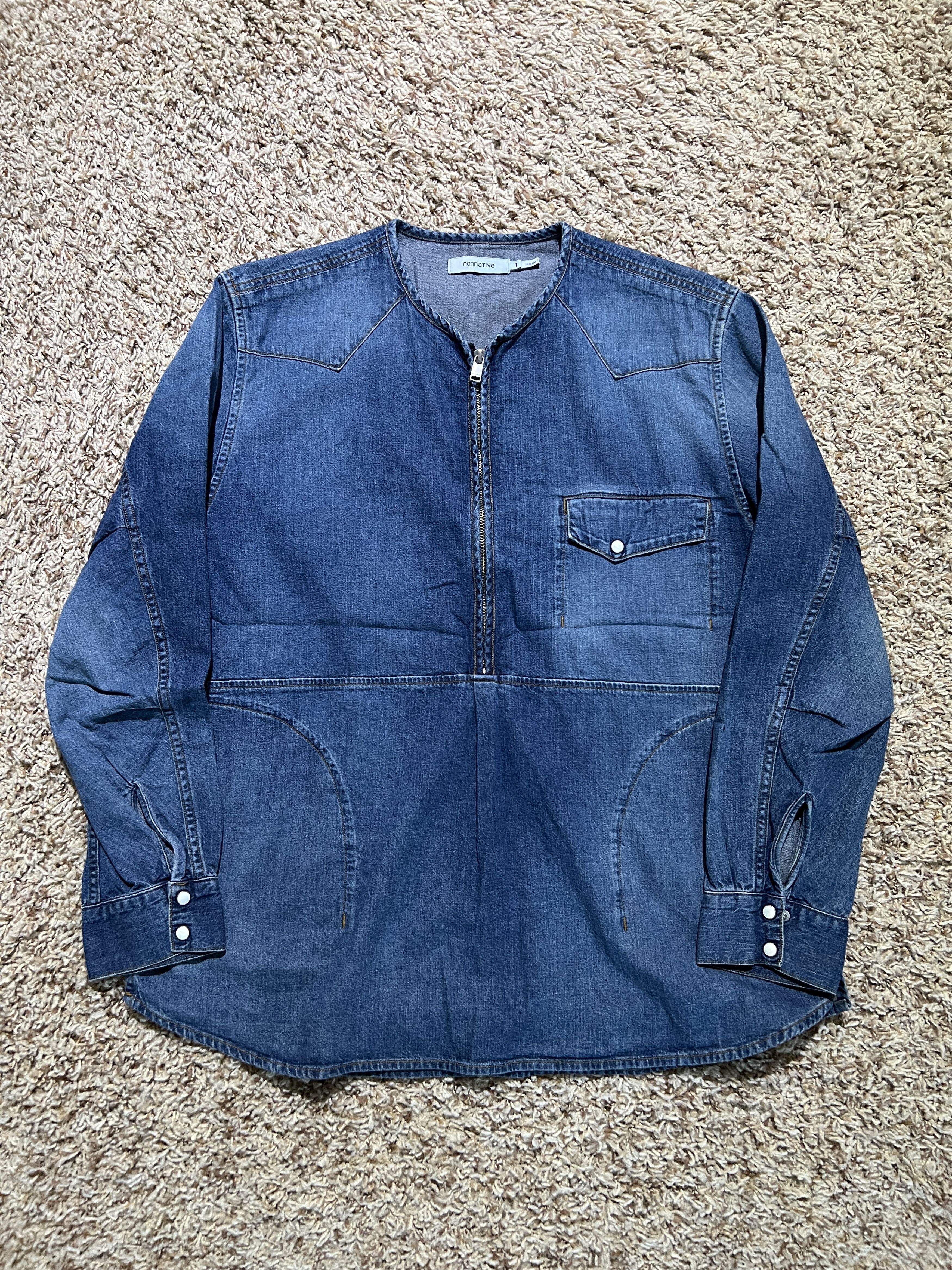 nonnative TRUCKER L/S SHIRT JACKET COTTON 7.5oz DENIM