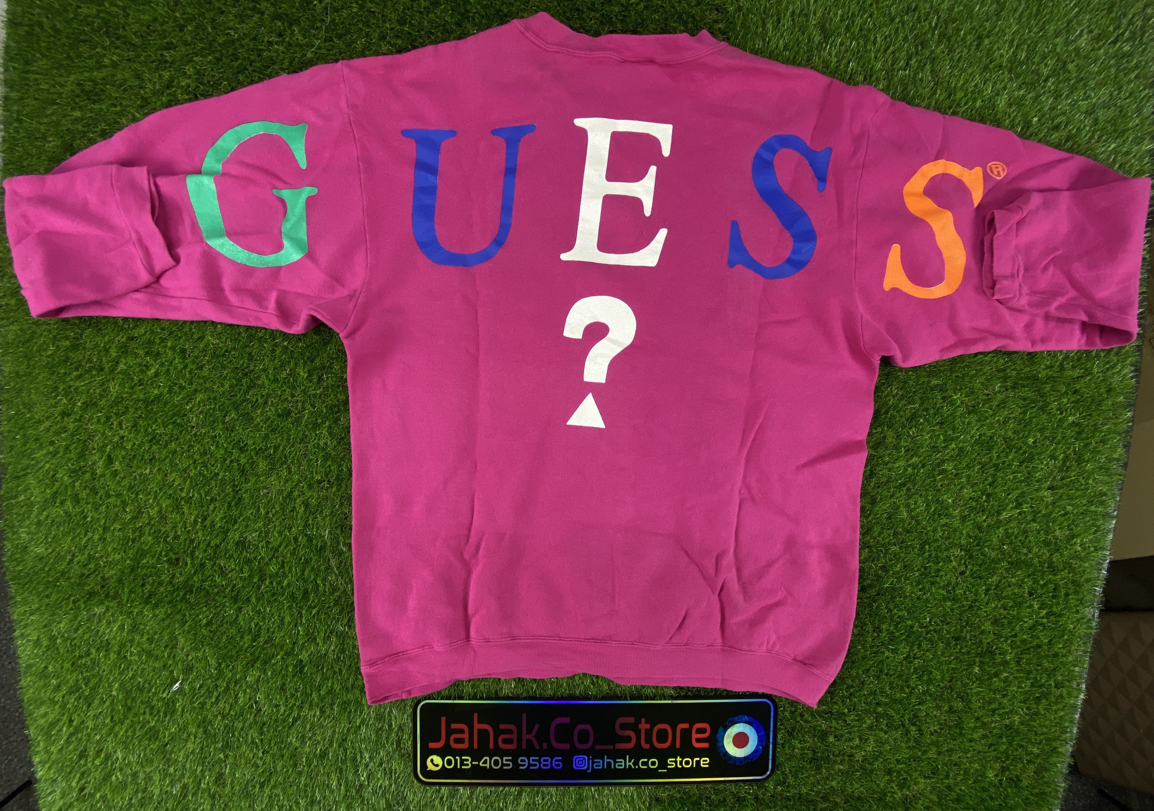 Guess Rare Vintage Guess X George Marciano Spell Out Logo (S112) Size US L / EU 52-54 / 3 - 6 Thumbnail