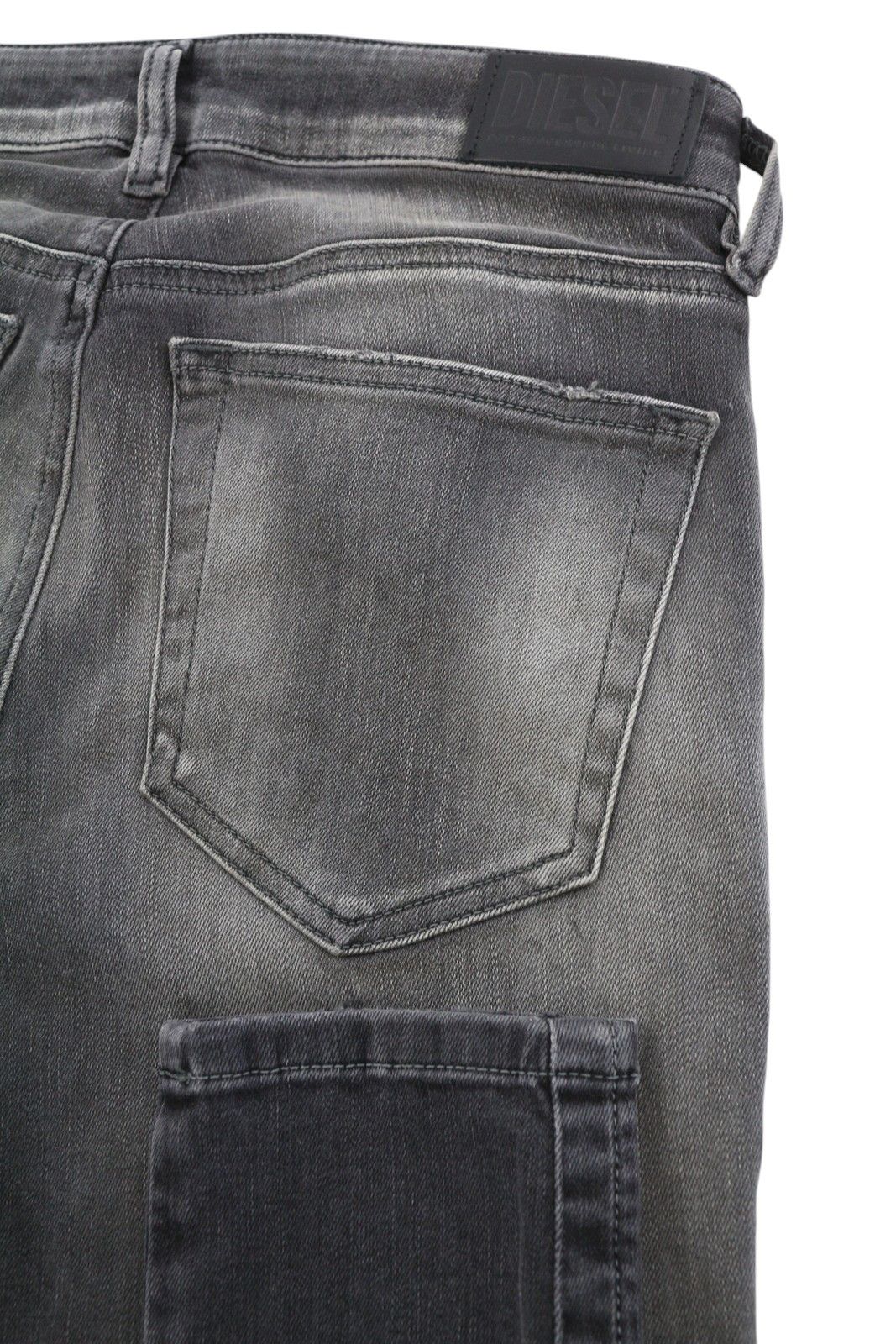 Diesel SLANDY 069QR W26/L32 Super Skinny Regular Waist Dark 40675 Size 26" / US 2 / IT 38 - 5 Thumbnail