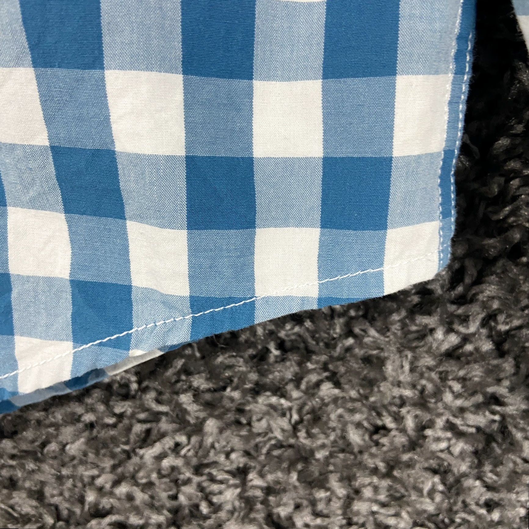 American Eagle Outfitters American Eagle Button-Up Long Sleeve Shirt XL Men’s Classic Fit Blue Checker Multicolor Size US XL / EU 56 / 4 - 2 Thumbnail