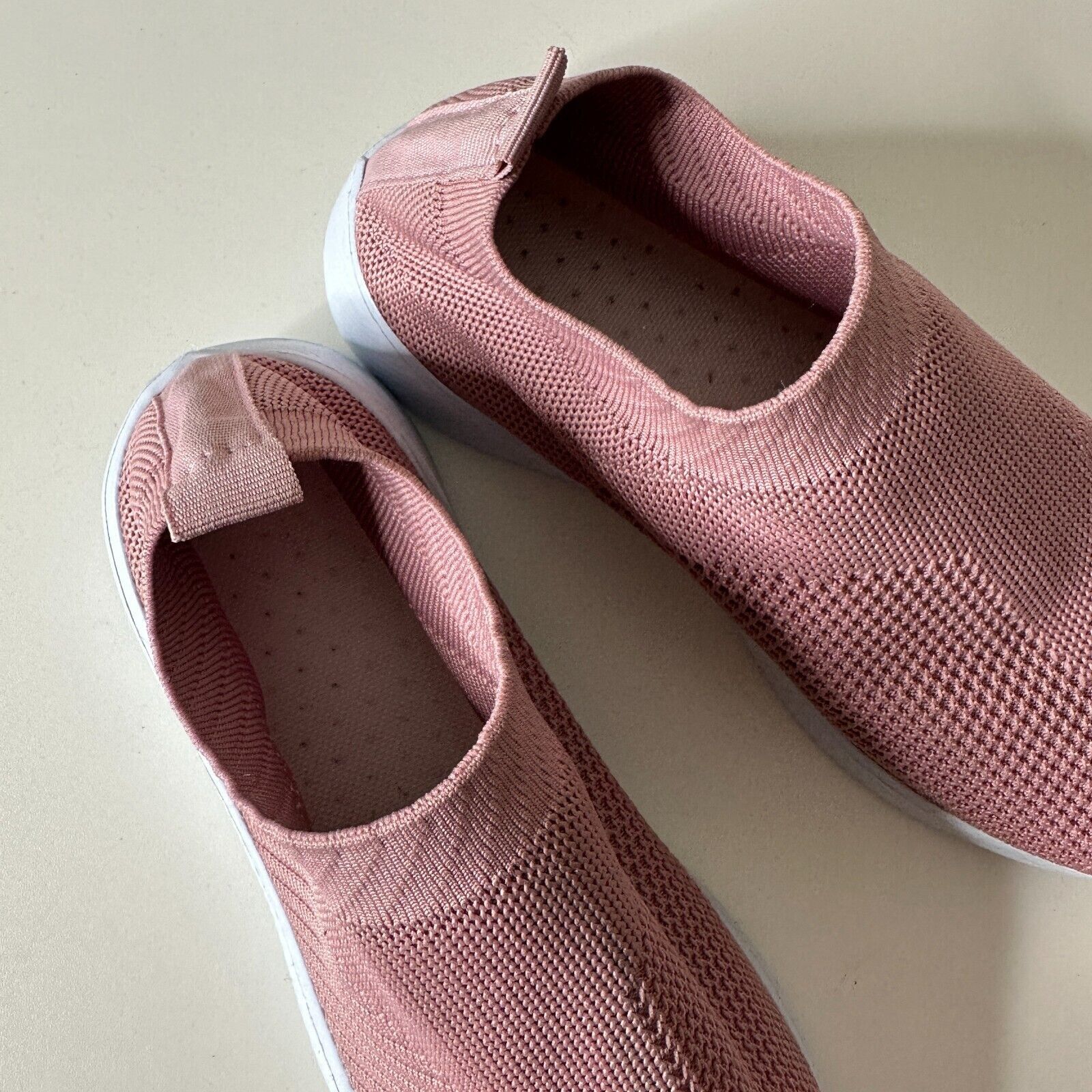 Other Blush Mauve Canvas Weave Square Toe Slip-On Sneakers 7 Size US 7 / IT 37 - 6 Thumbnail