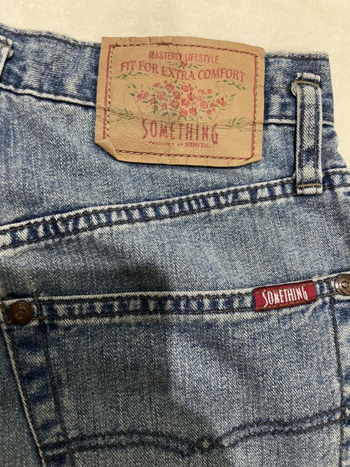 Edwin Vintage Something Edwin Baggy Mudwash Denim Jeans Size US 26 / EU 42 - 8 Thumbnail