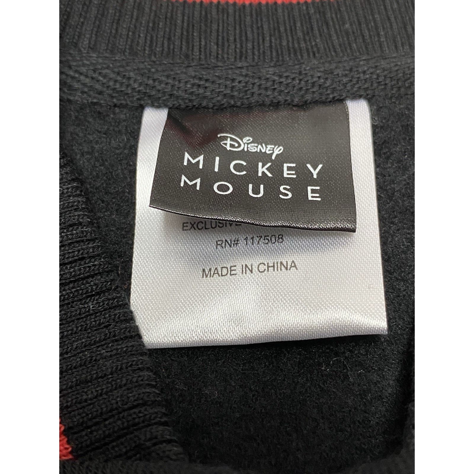 Disney NWT Disney Mickey Mouse Black/Red Bomber Jacket - Size L Size US L / EU 52-54 / 3 - 4 Thumbnail