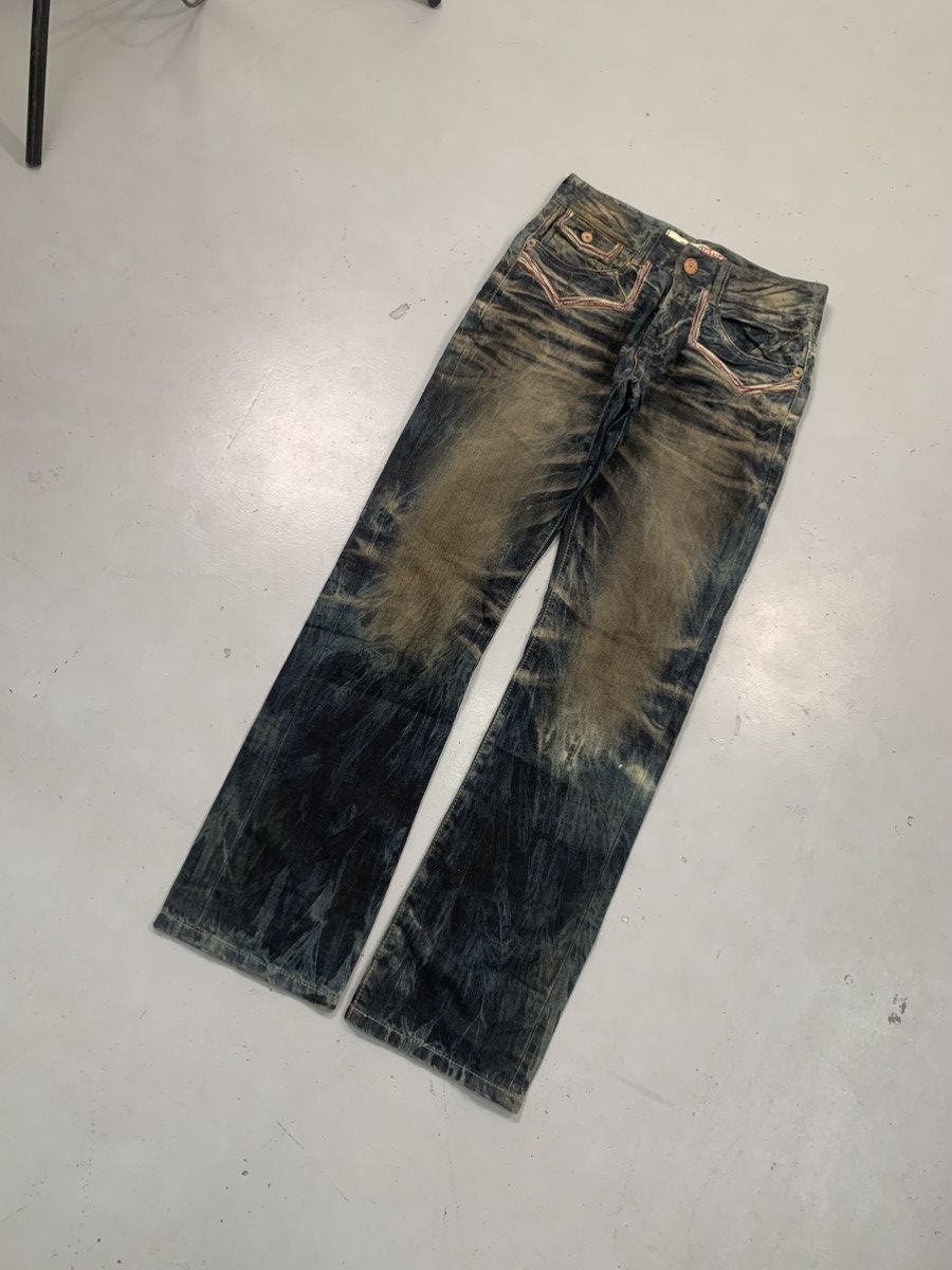 Japanese Brand Vintage Evisu inspired seagull denim Size US 30 / EU 46 - 2 Thumbnail