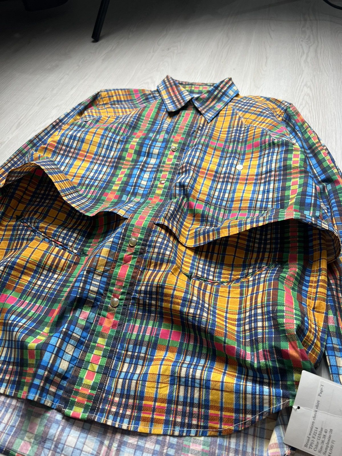 Toga Pulla Toga Pulla Broad Western Check Shirt Size US M / EU 48-50 / 2 - 3 Thumbnail