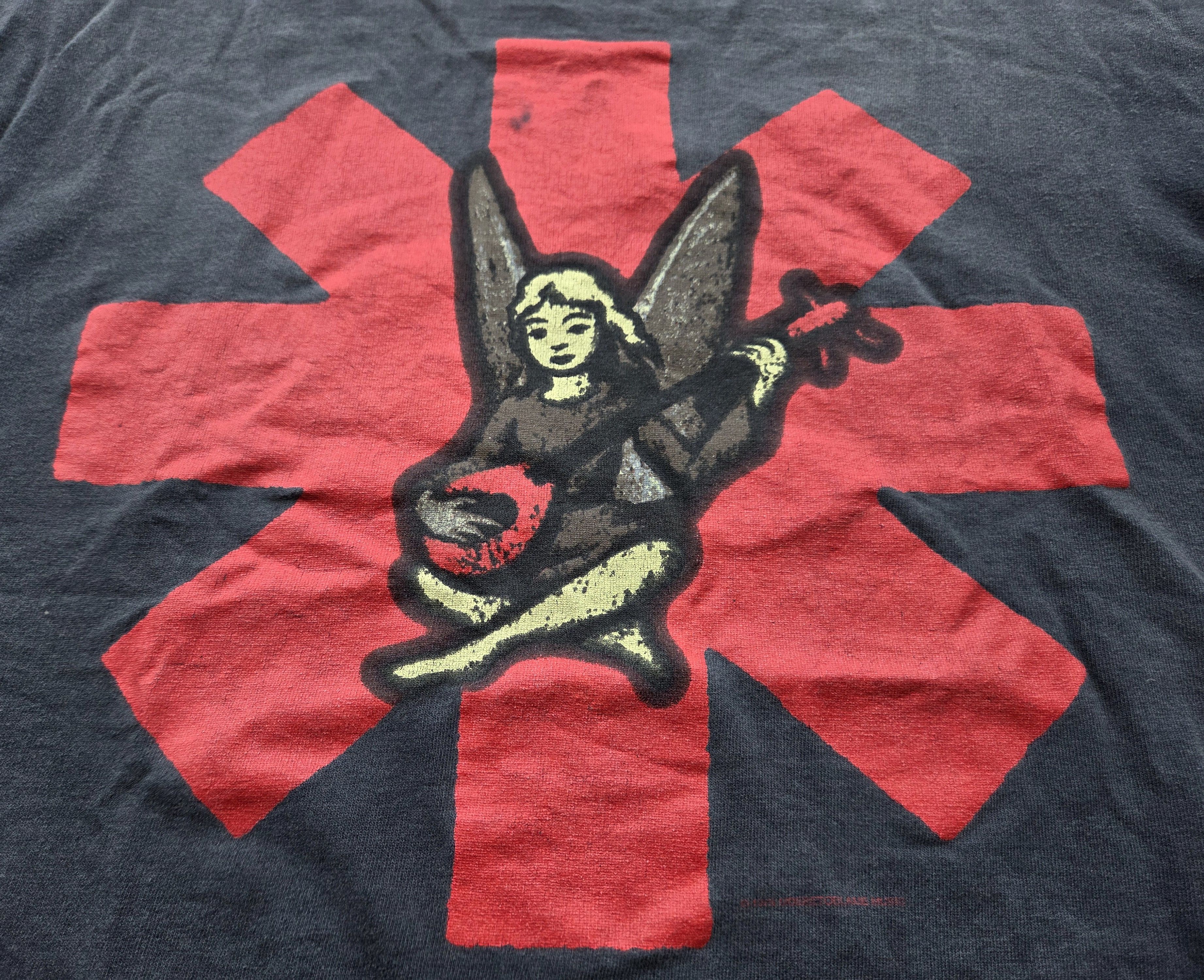 Band Tees Vintage OG 90s RHCP Red Hot Chili Peppers Band Giant T Shirt Size US L / EU 52-54 / 3 - 5 Thumbnail