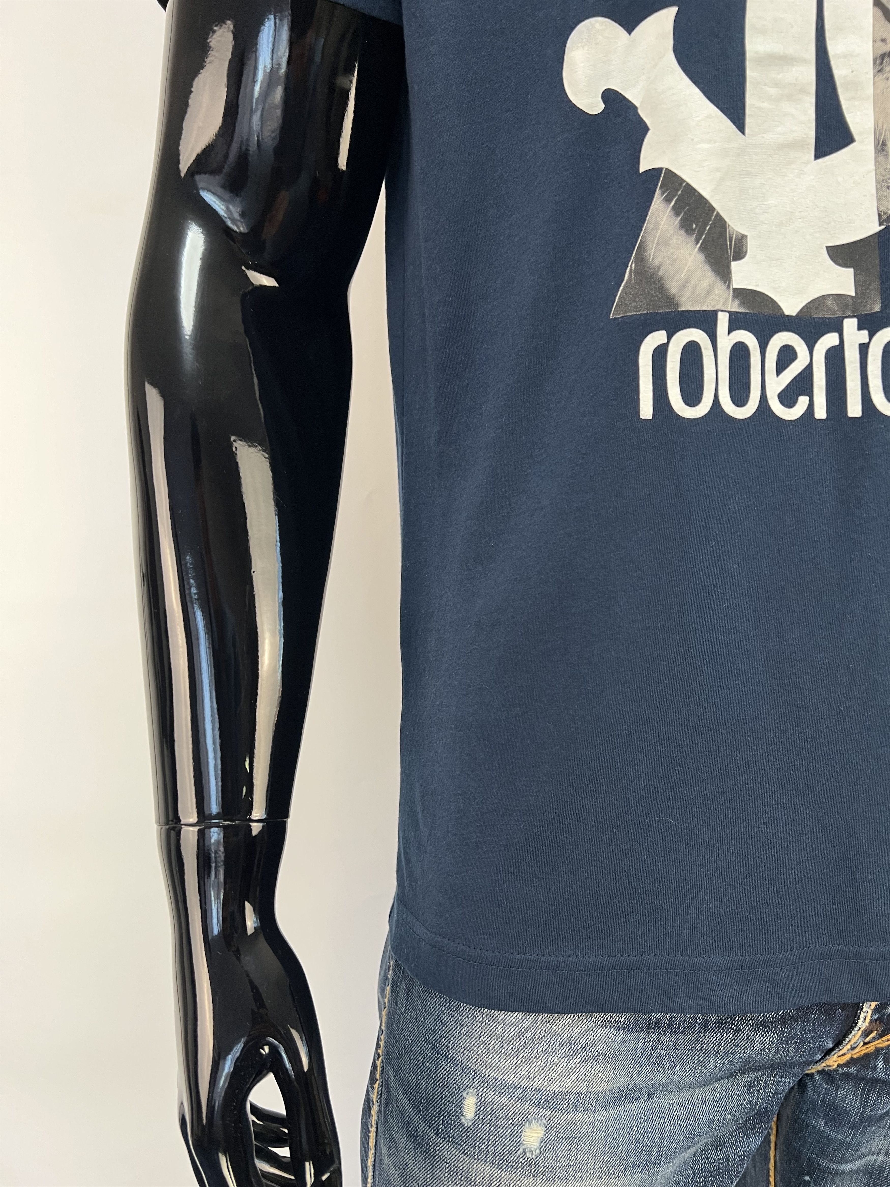 Roberto Cavalli Roberto Cavalli Graphic Tiger Crewneck T-Shirt Size US XL / EU 56 / 4 - 4 Thumbnail