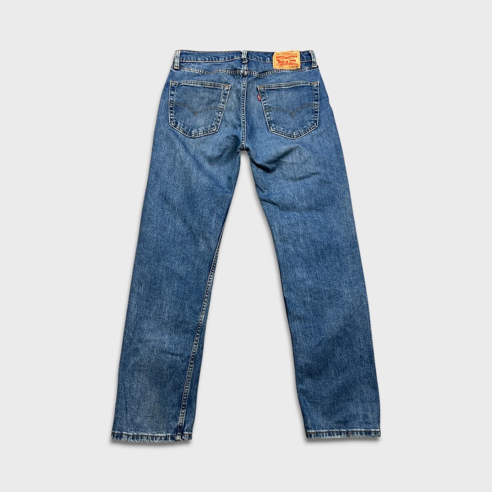 Levi's Levi's 505 Jeans Mens 32x32 Regular Fit Straight Leg Denim Size US 32 / EU 48 - 6 Thumbnail