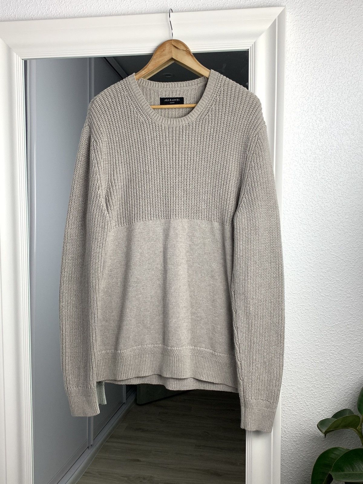Allsaints Allsaints Cable Knit Sweater Avantgarde Knit Size L Size US L / EU 52-54 / 3 - 1 Thumbnail