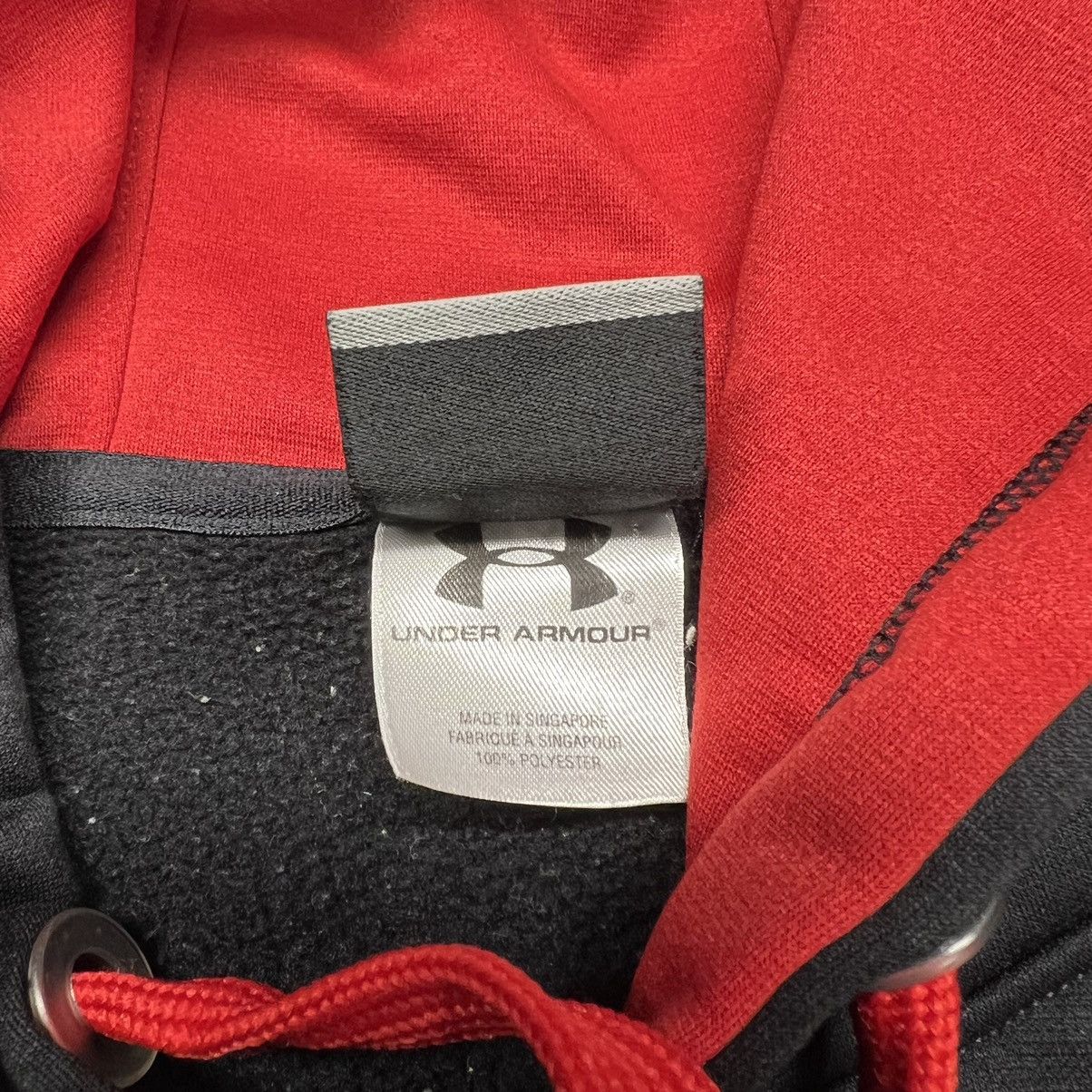 Under Armour Under Armour Hoodie Black Red Fleece Sweatshirt Logo Size US S / EU 44-46 / 1 - 9 Thumbnail