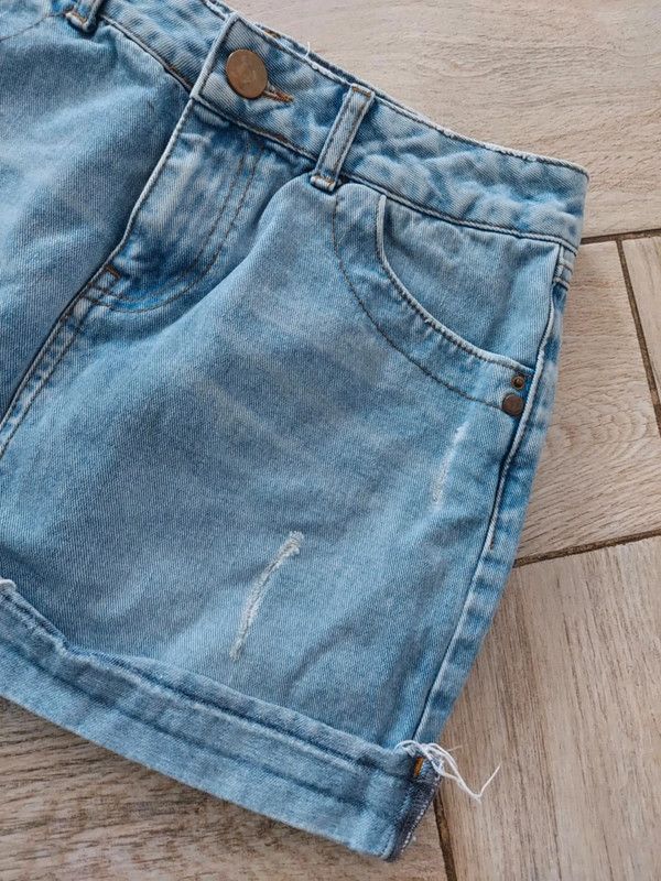 Vintage Vintage denim mini skirt Size 27" / US 4 / IT 40 - 3 Thumbnail