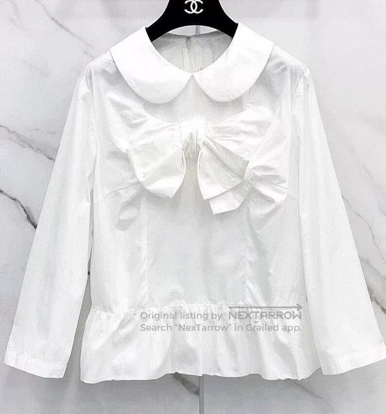Comme des Garcons comme des garcons white doll collar shirt. Size US M / EU 48-50 / 2 - 4 Thumbnail