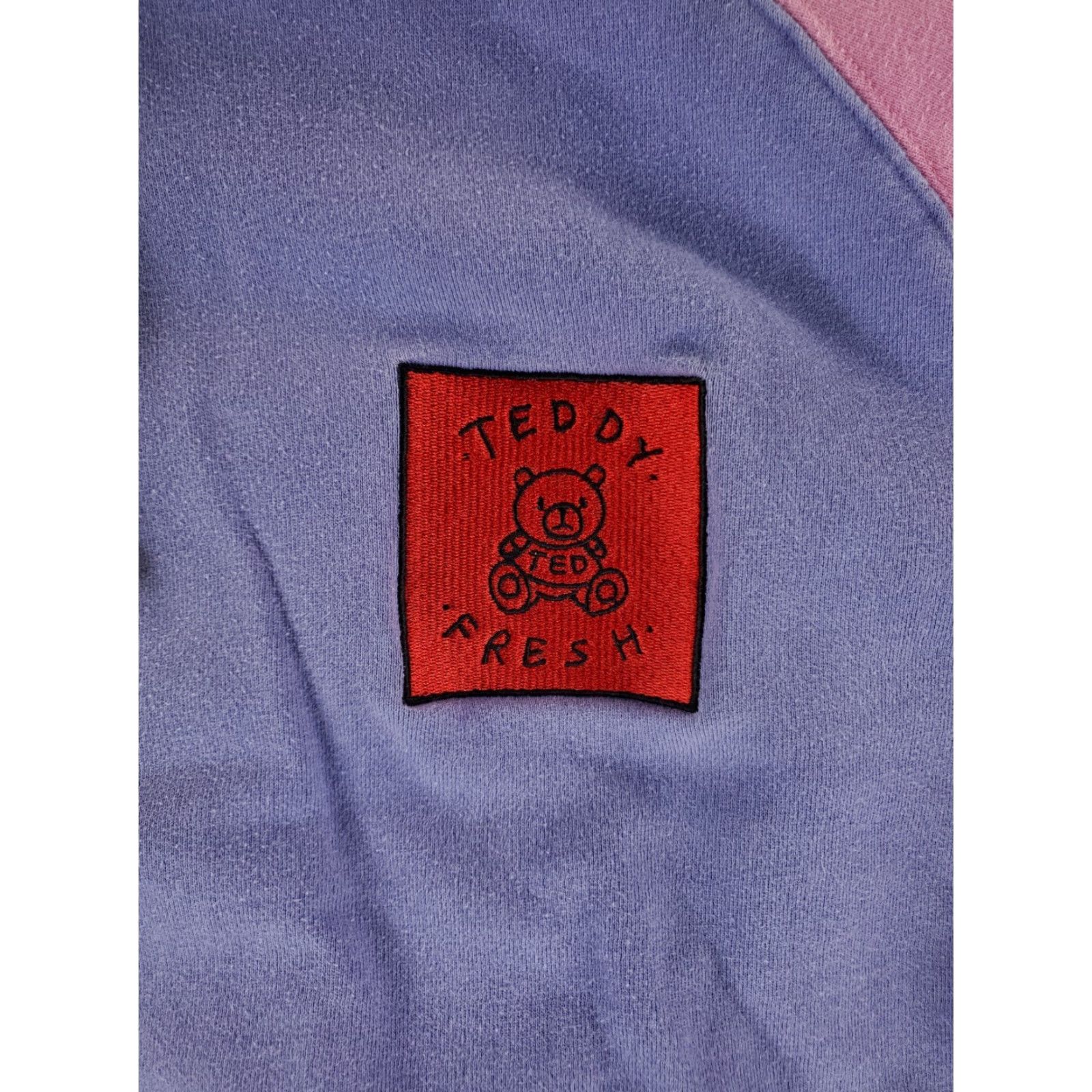 Teddy Fresh Teddy Fresh Hoodie Color Block Multicolor Mens L Pullover Color Bleed Hole Spot Pink Blue Green Yellow Size US L / EU 52-54 / 3 - 2 Thumbnail