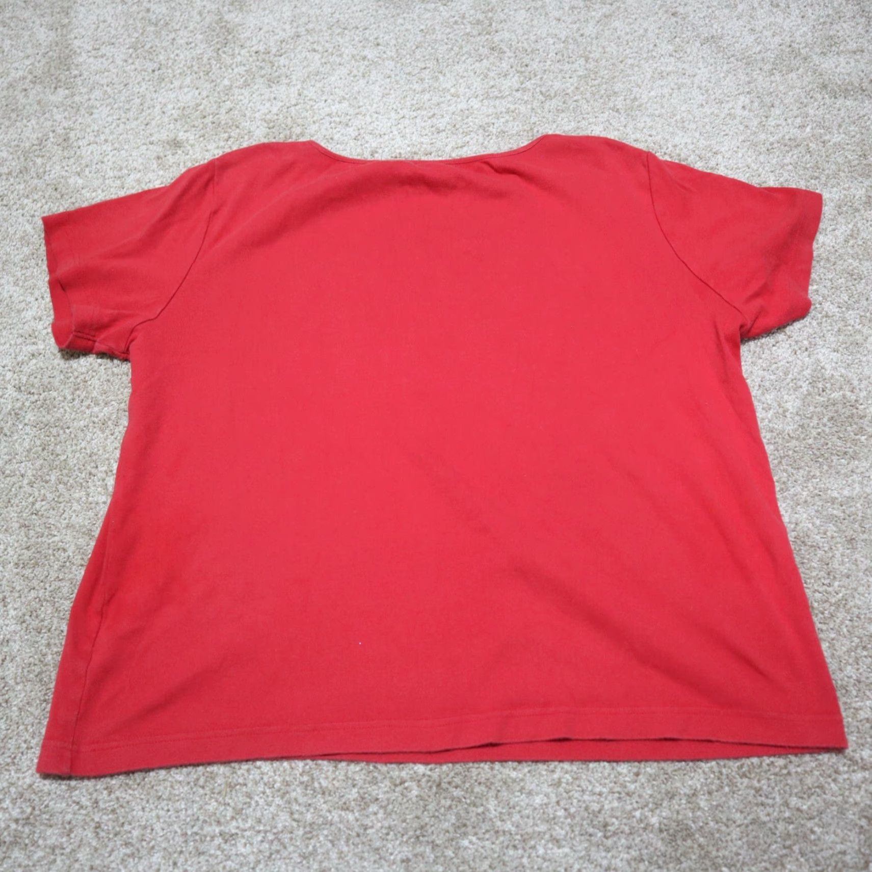 Orvis Orvis Shirt Women's L Red Crew Neck Tee Short Sleeve T Shirt Large Size L / US 10 / IT 46 - 7 Thumbnail