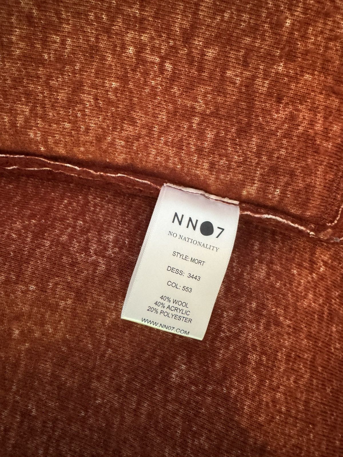 NN07 Mort Fleece Jacket in Rust Size US S / EU 44-46 / 1 - 12 Thumbnail