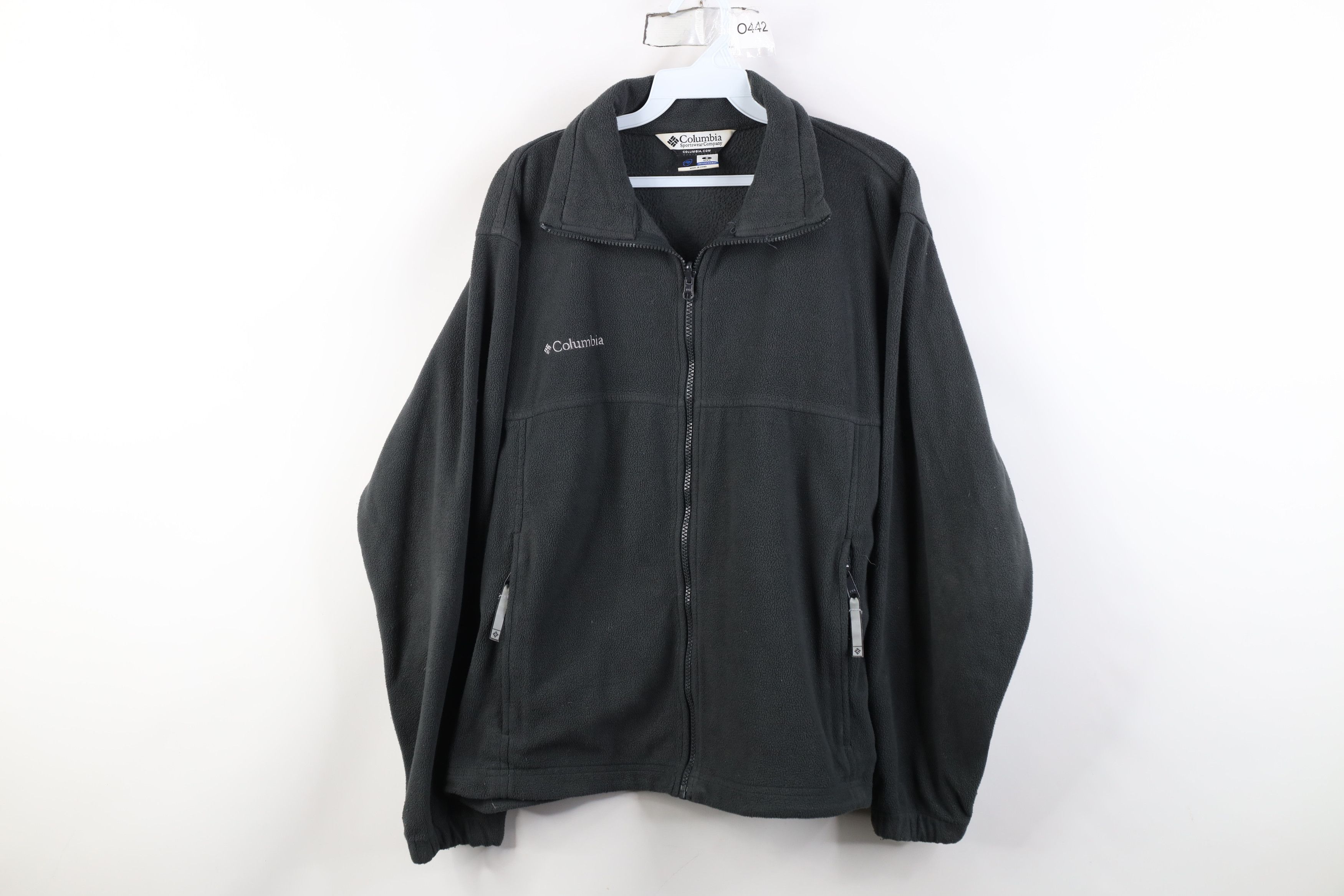 Columbia Vintage Y2K Columbia Spell Out Full Zip Fleece Jacket Gray Size US S / EU 44-46 / 1 - 1 Thumbnail
