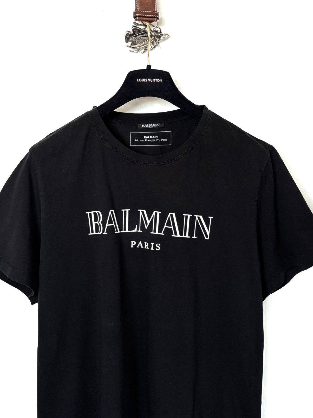 Balmain Balmain Paris Logo T-Shirt Size US XXL / EU 58 / 5 - 2 Thumbnail