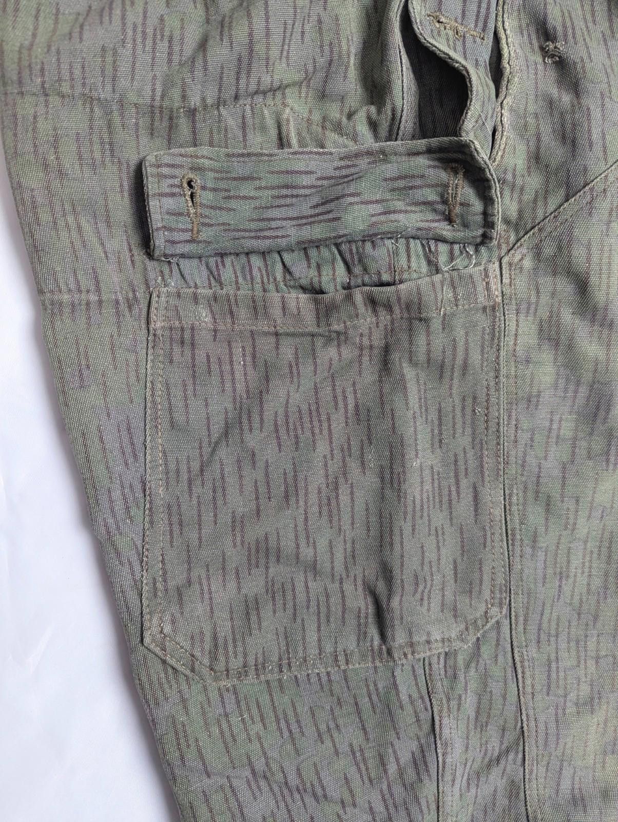 Other Rare Czech Army M60 / Vz60 Rain Drop Camo Trousers 30''x27'' Size ONE SIZE - 6 Thumbnail