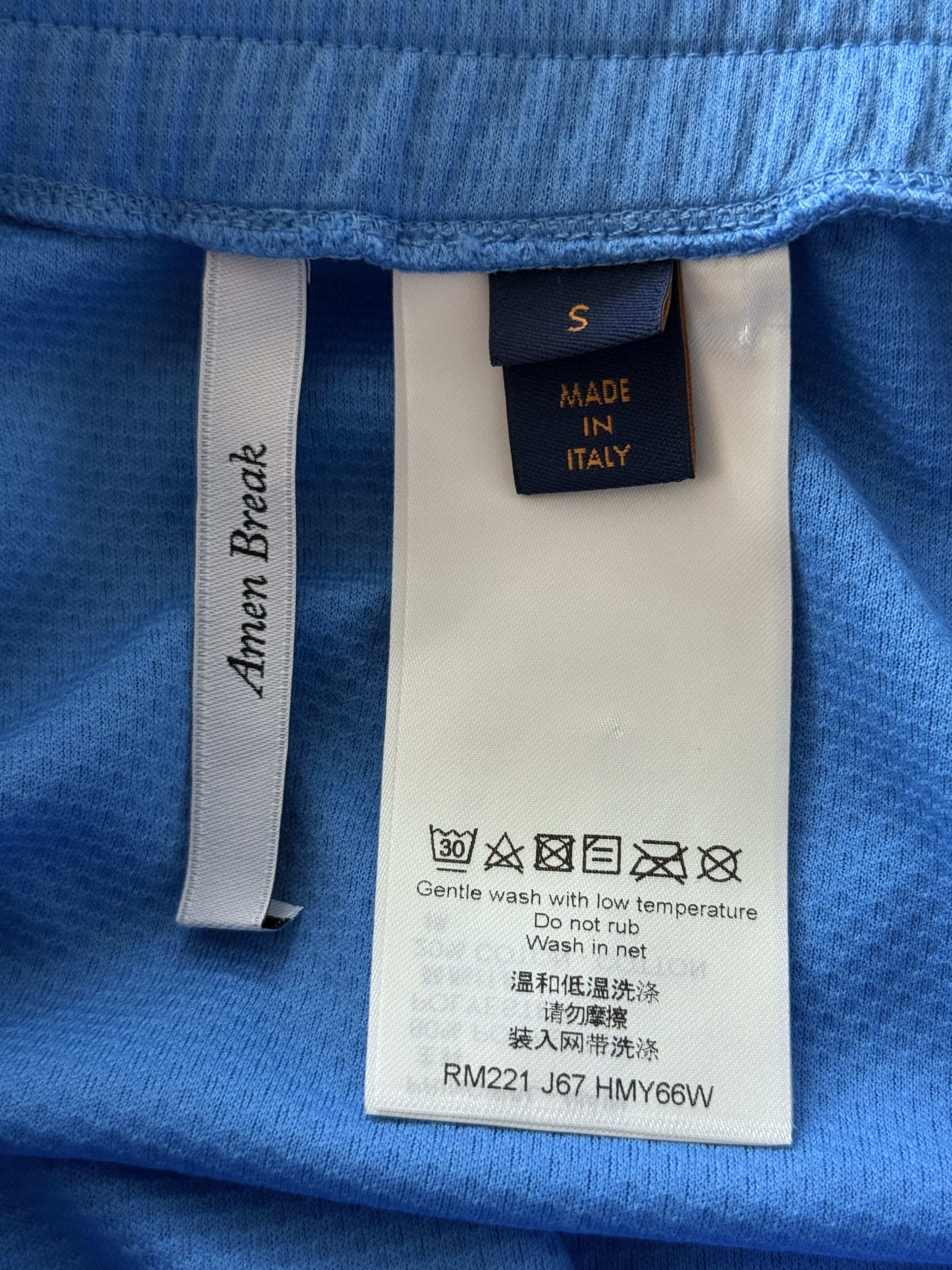 Louis Vuitton Louis Vuitton Blue Lightning Logo Shorts Size US 30 / EU 46 - 4 Thumbnail