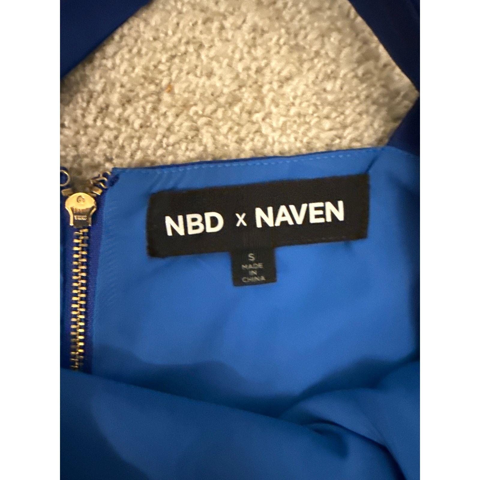 REVOLVE NBD x Naven REVOLVE Royal Blue Flare Cocktail Dress, S Size S / US 4 / IT 40 - 5 Thumbnail