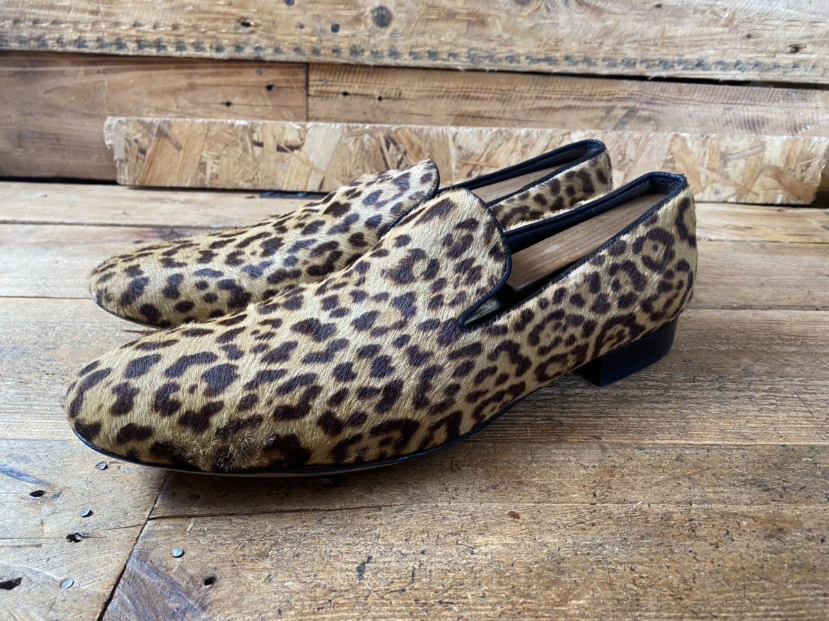 Designer × Saint Laurent Paris × Yves Saint Laurent Saint Laurent leopard print slip on casual loafers sz uk7.5 Size US 8.5 / EU 41-42 - 5 Thumbnail