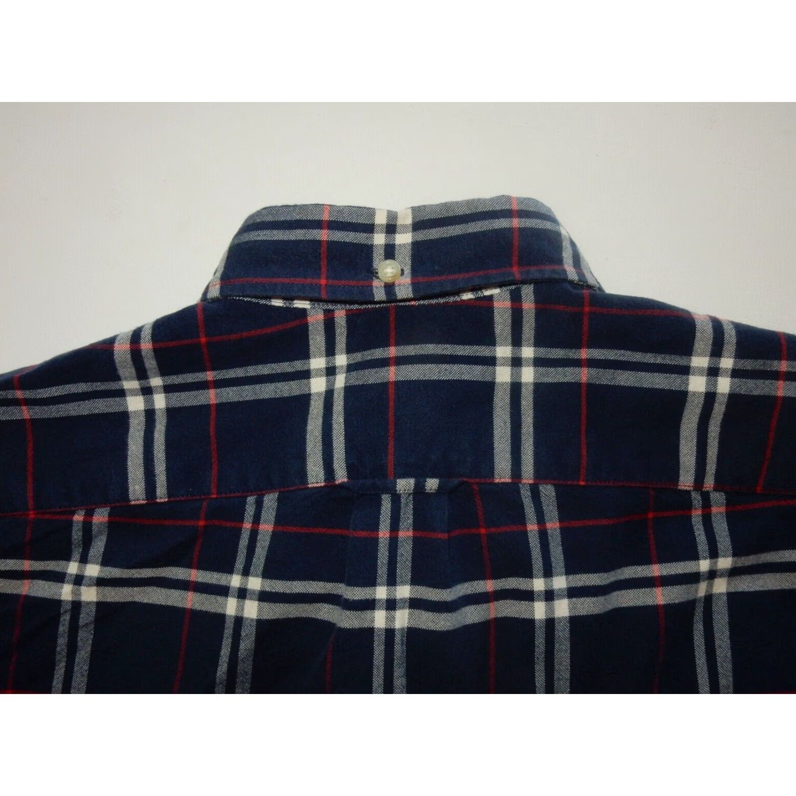 J.Crew VINTAGE J.CREW Men's Shirt Long Sleeve Button-Up Size S Blue Plaid Oxford Size US S / EU 44-46 / 1 - 2 Thumbnail