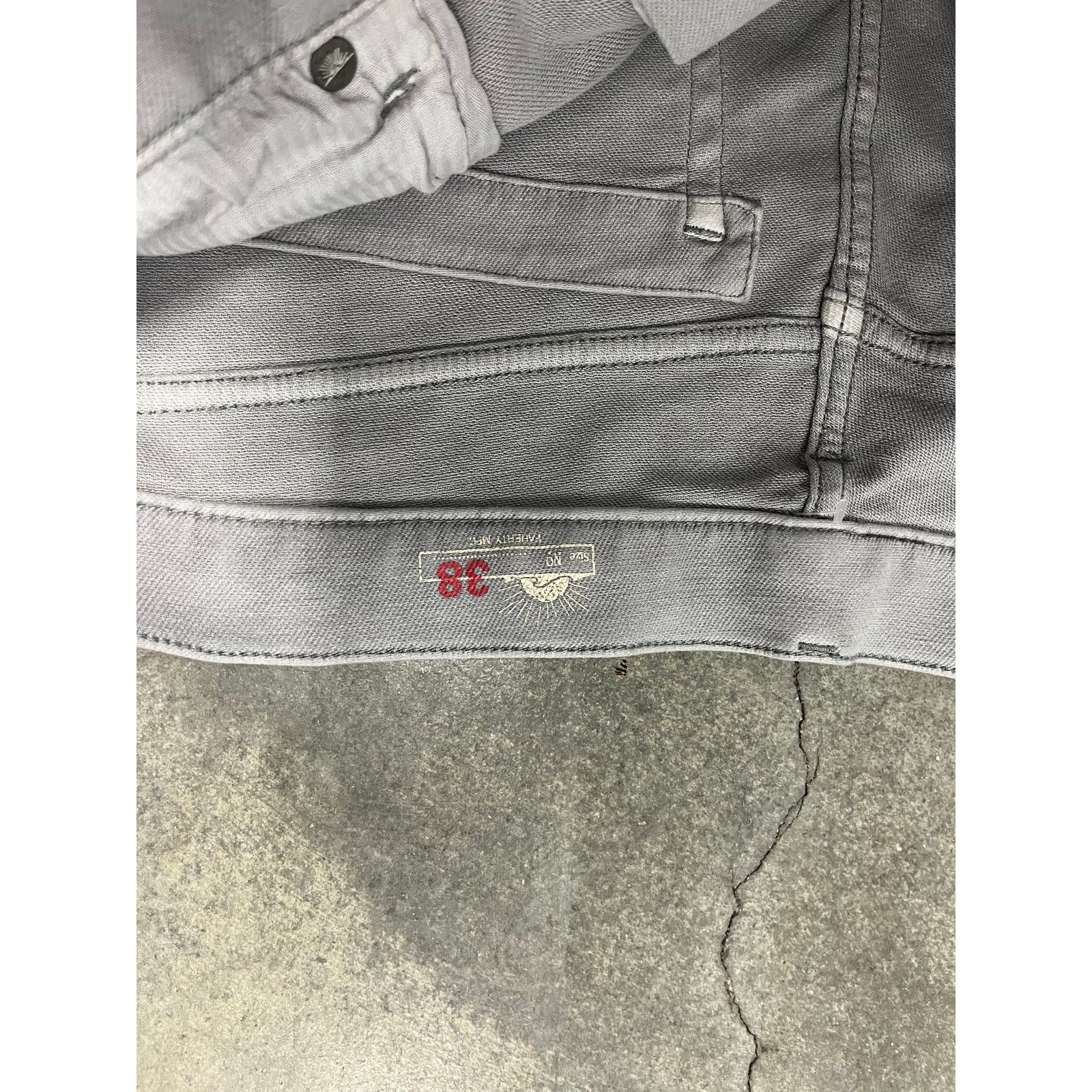 Faherty Faherty Brand Iron Gray Stretch Terry 5-Pocket Athletic Size US 38 / EU 54 - 3 Thumbnail