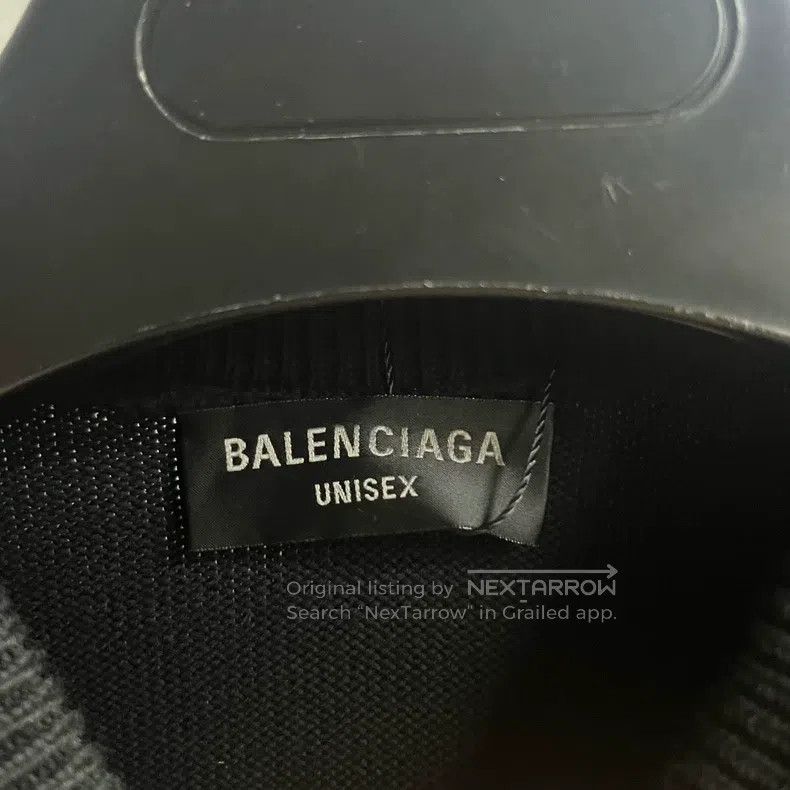 Balenciaga Balenciaga Black printed and embroidered round neck long-s Size US L / EU 52-54 / 3 - 2 Thumbnail